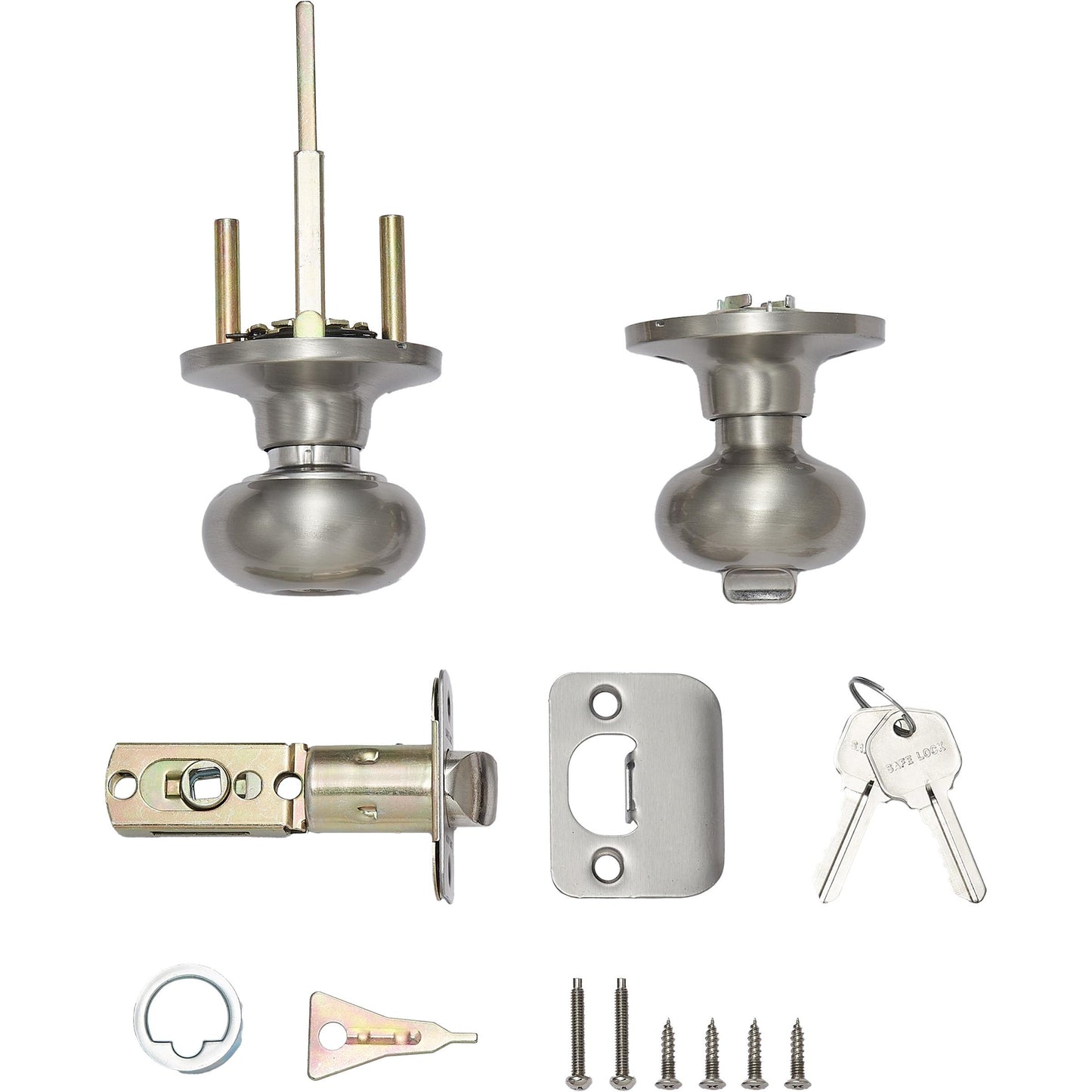 SK5000AS 15 4AL RCS K3 Athens Entry -  Satin Nickel