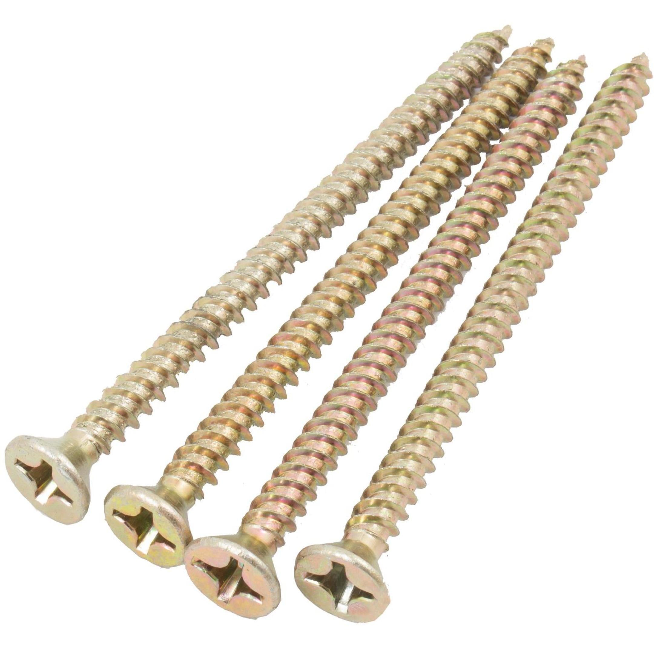 86356-004 3" Strike Screws for 3222 / 3223 4/pk - Polished Brass
