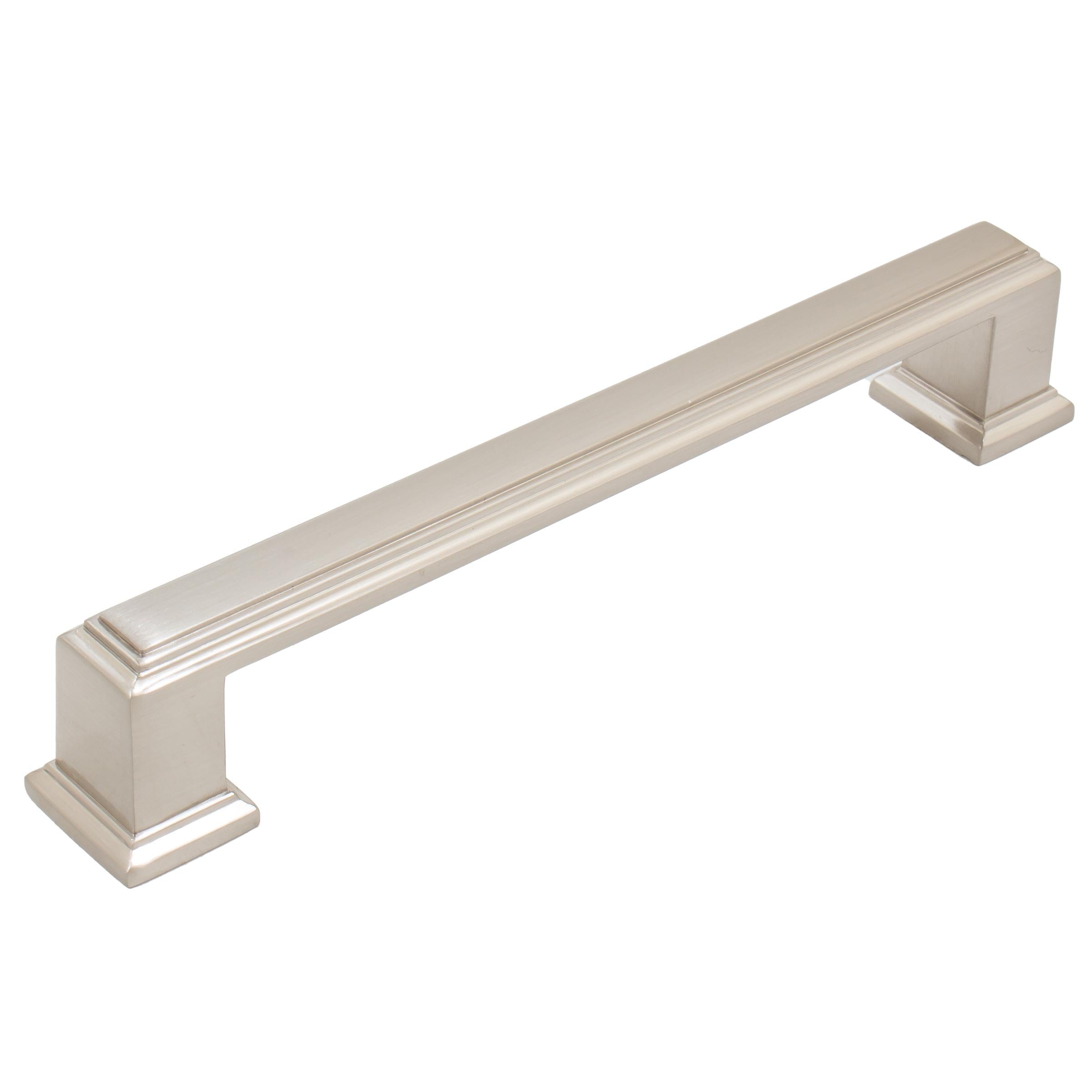Stone Harbor Hardware Metropolis Cabinet Pull, 128 Millimeters, Satin Nickel