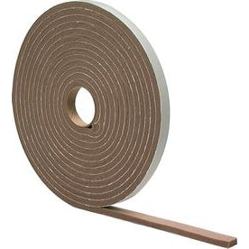 02790 - High Density Closed-Cell Foam Tape, 3/16" x 3/8" x 17', Black