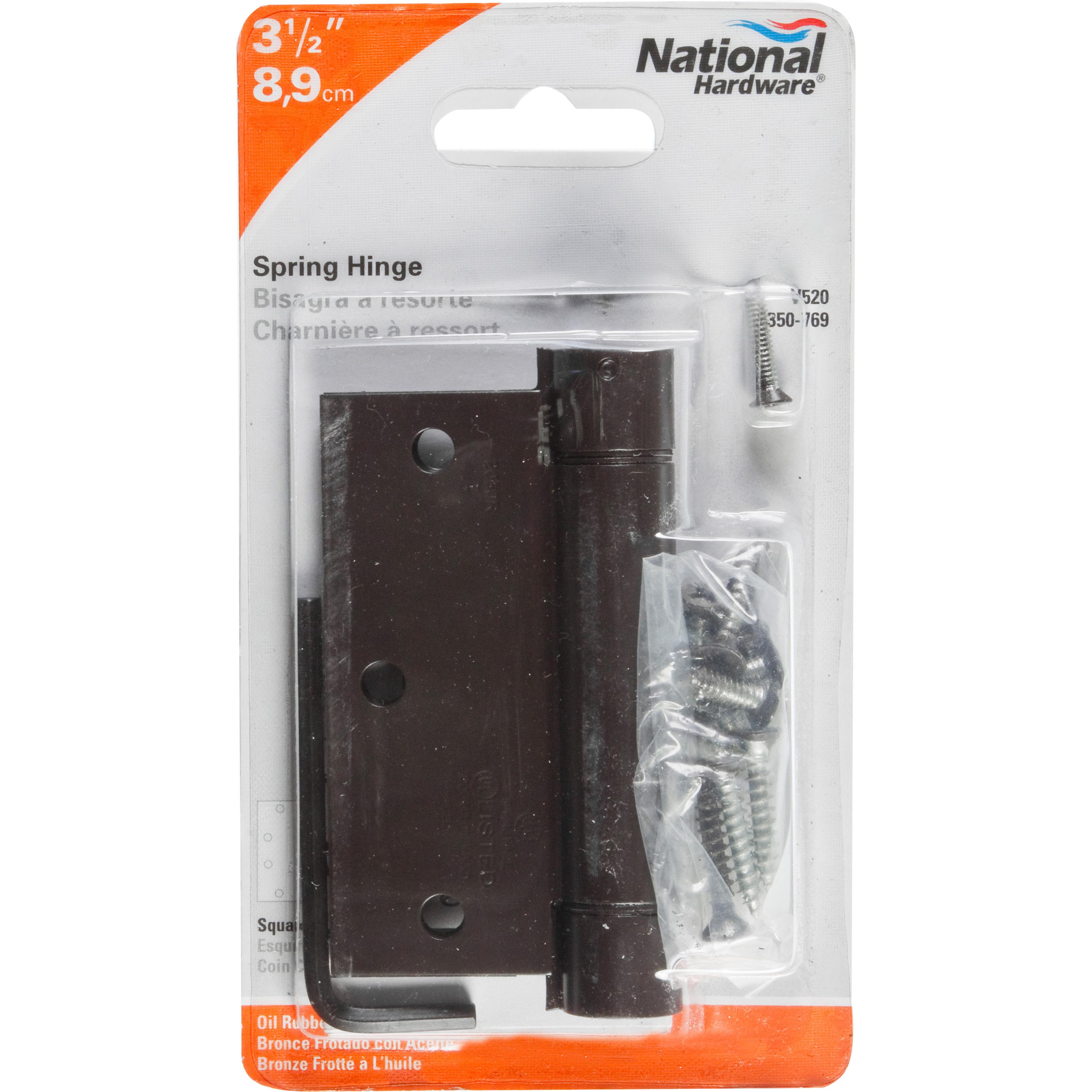 V520 3-1/2" Spring Hinge 1/pk - Oil Rubbed Bronze