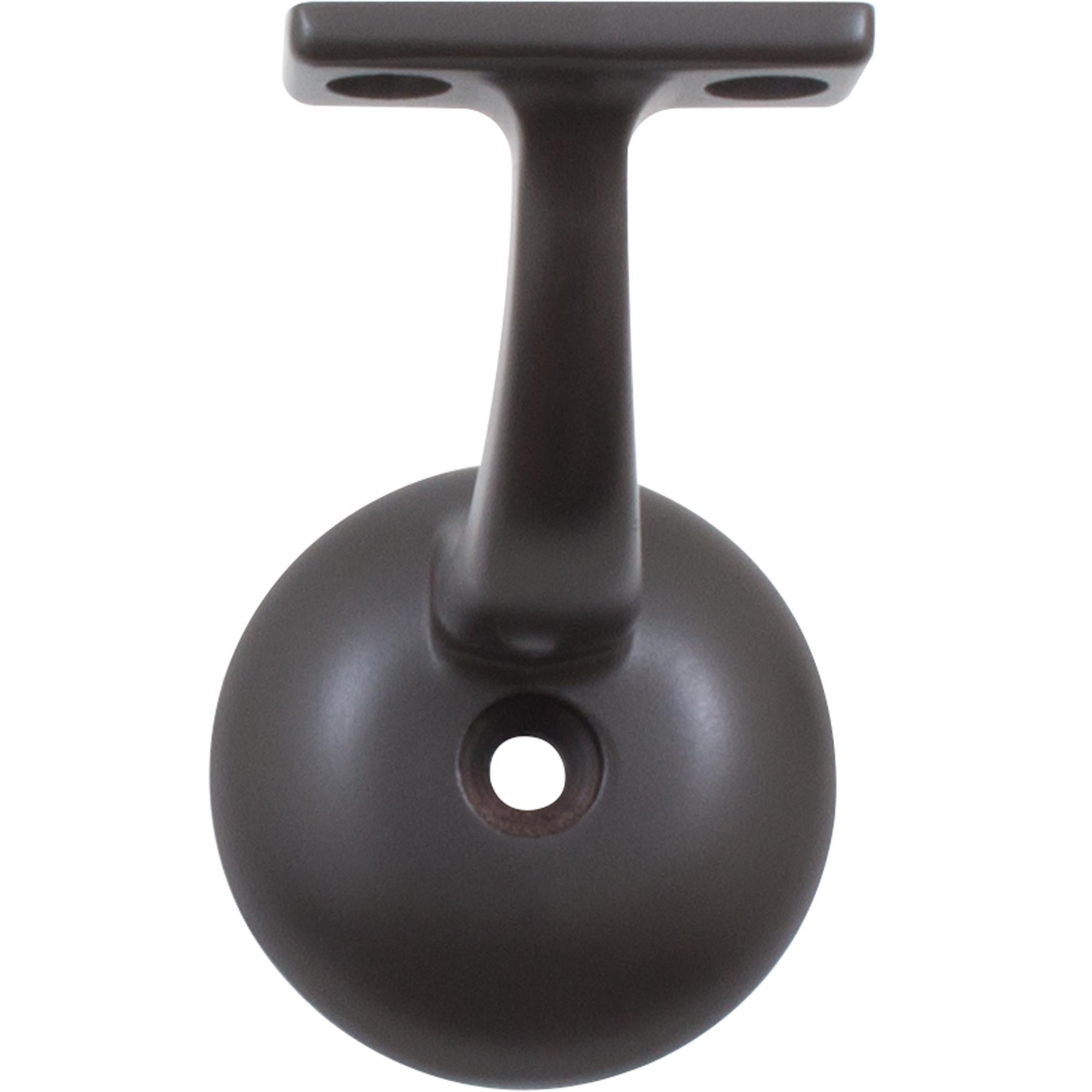 Stone Harbor Hardware Heavy-Duty Round Handrail Bracket, Oil-Rubbed Bronze