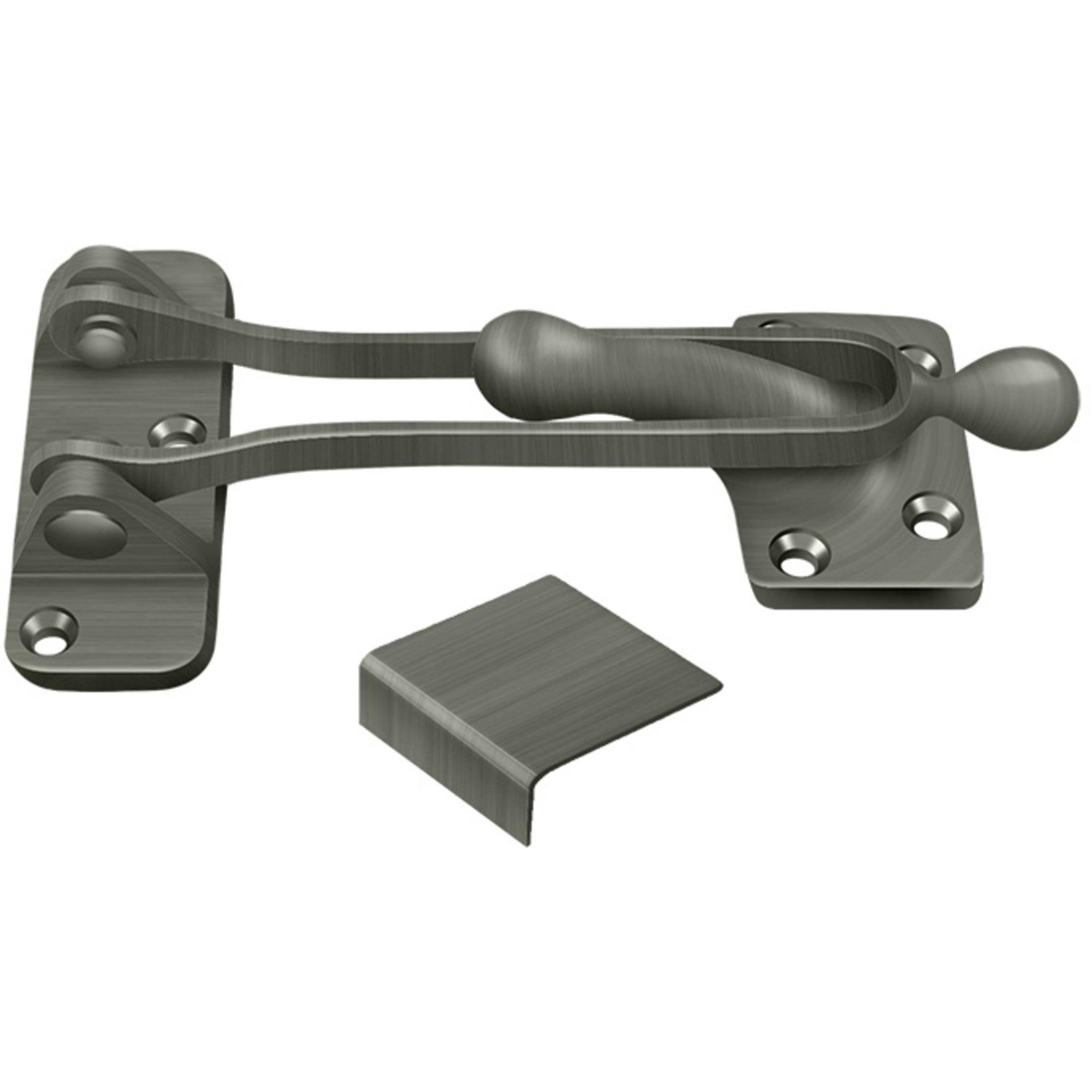Deltana DG525U15A Solid Brass 5-Inch Door Guard
