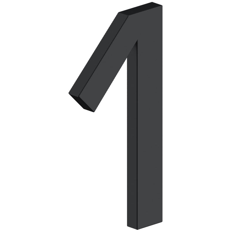 House Number 1 with Risers (E Series) - Matte Black