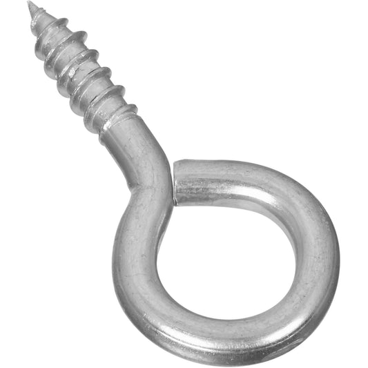 National Hardware - V2014 #6, 1-15/16" Screw Eye 4/pk - Zinc Plated
