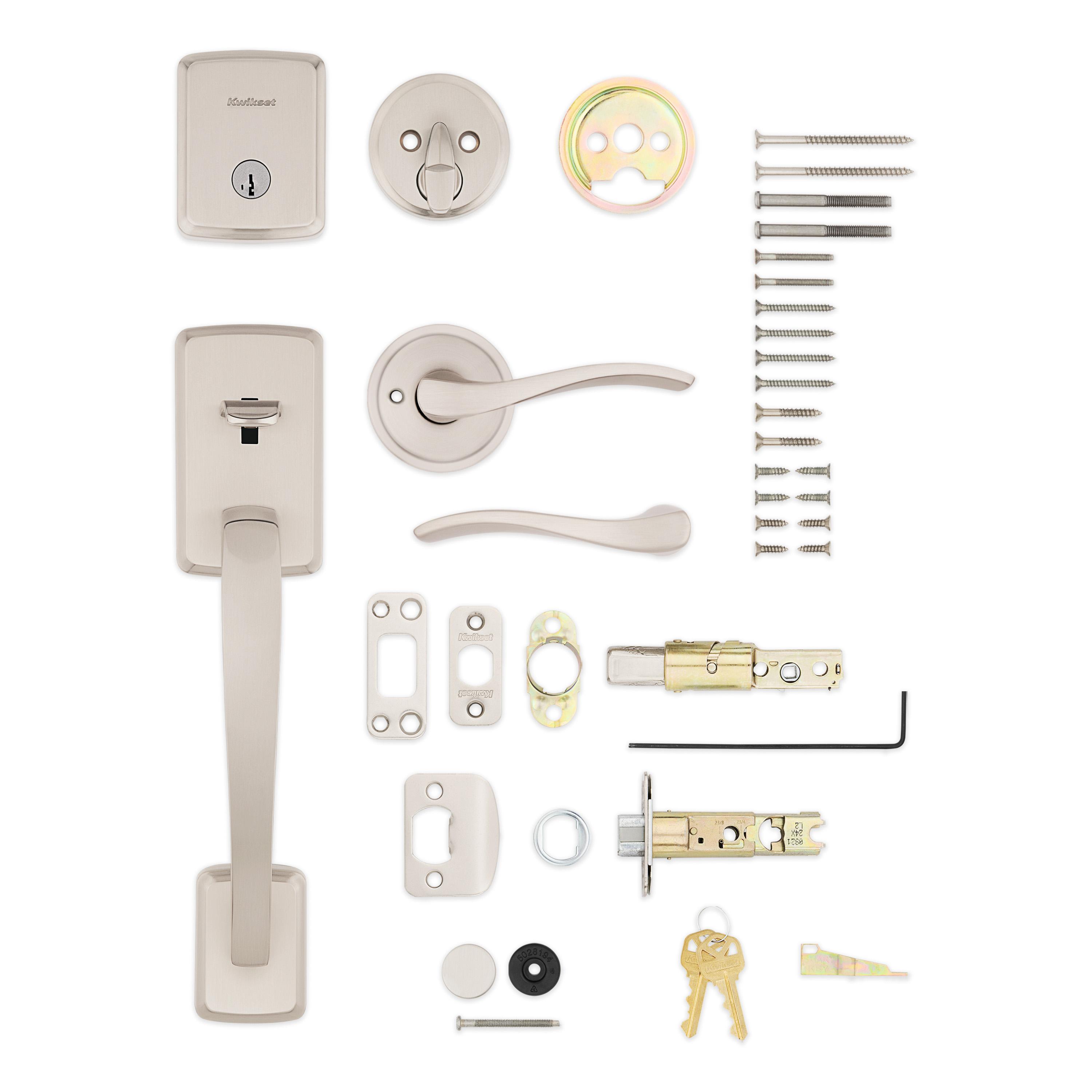 818BFHXSEL 15 SMT CP Brentford Handleset with Sedona - Satin Nickel