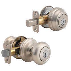 Juno Combo Pack (Entry & Deadbolt) Knob - 991 Series with Smartkey - Clearpack