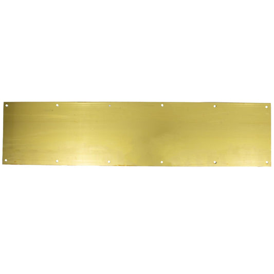Stone Harbor Hardware Kick Plate with Screws, 8" x 34", Antique Brass
