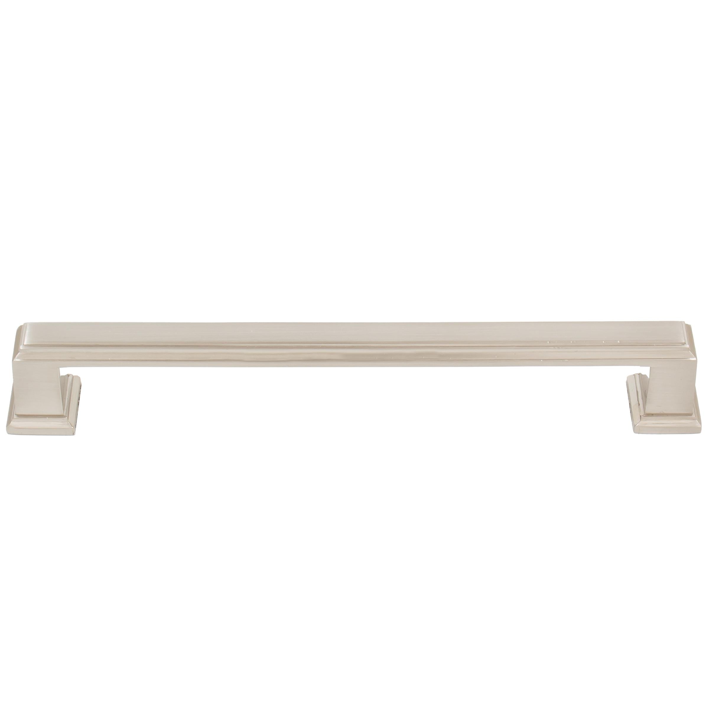 Stone Harbor Hardware Metropolis Cabinet Pull, 160 Millimeters, Satin Nickel