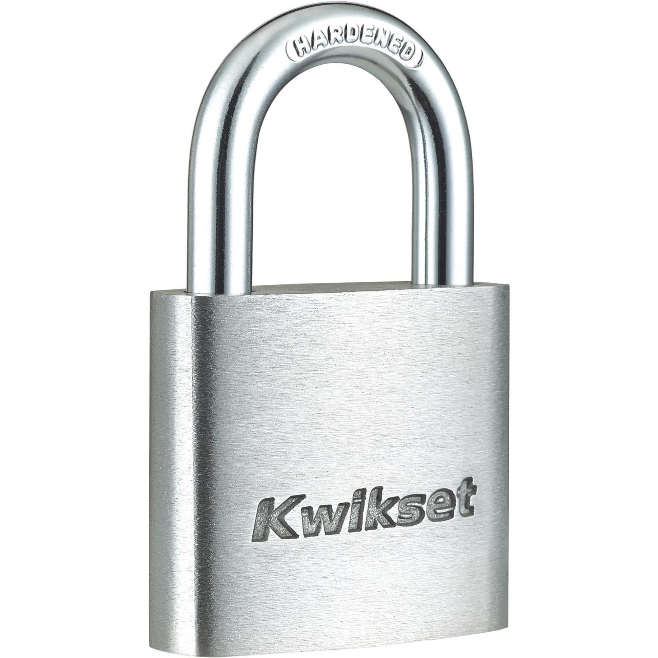 Kwikset 1-1/2" Aluminum Padlock with 7/8" Shackle