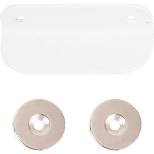 Stone Harbor Hardware Magnetic Catch System, 2 Magnets, Top Door Installation, White
