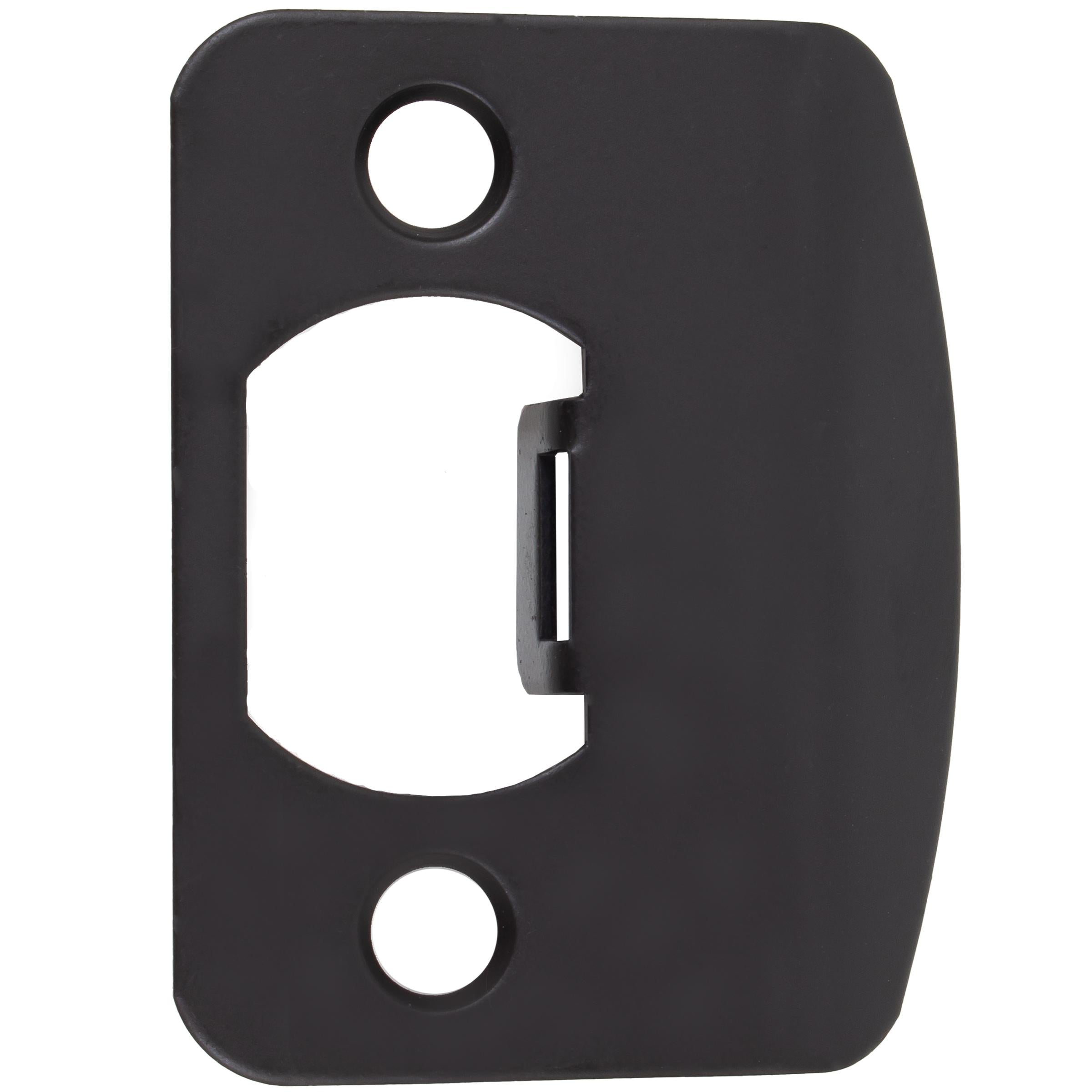 Full Lip 1/4" Round Corner or Square  Strike Plate, 2-1/4 Inches, 1-5/8" Center-to-Center
