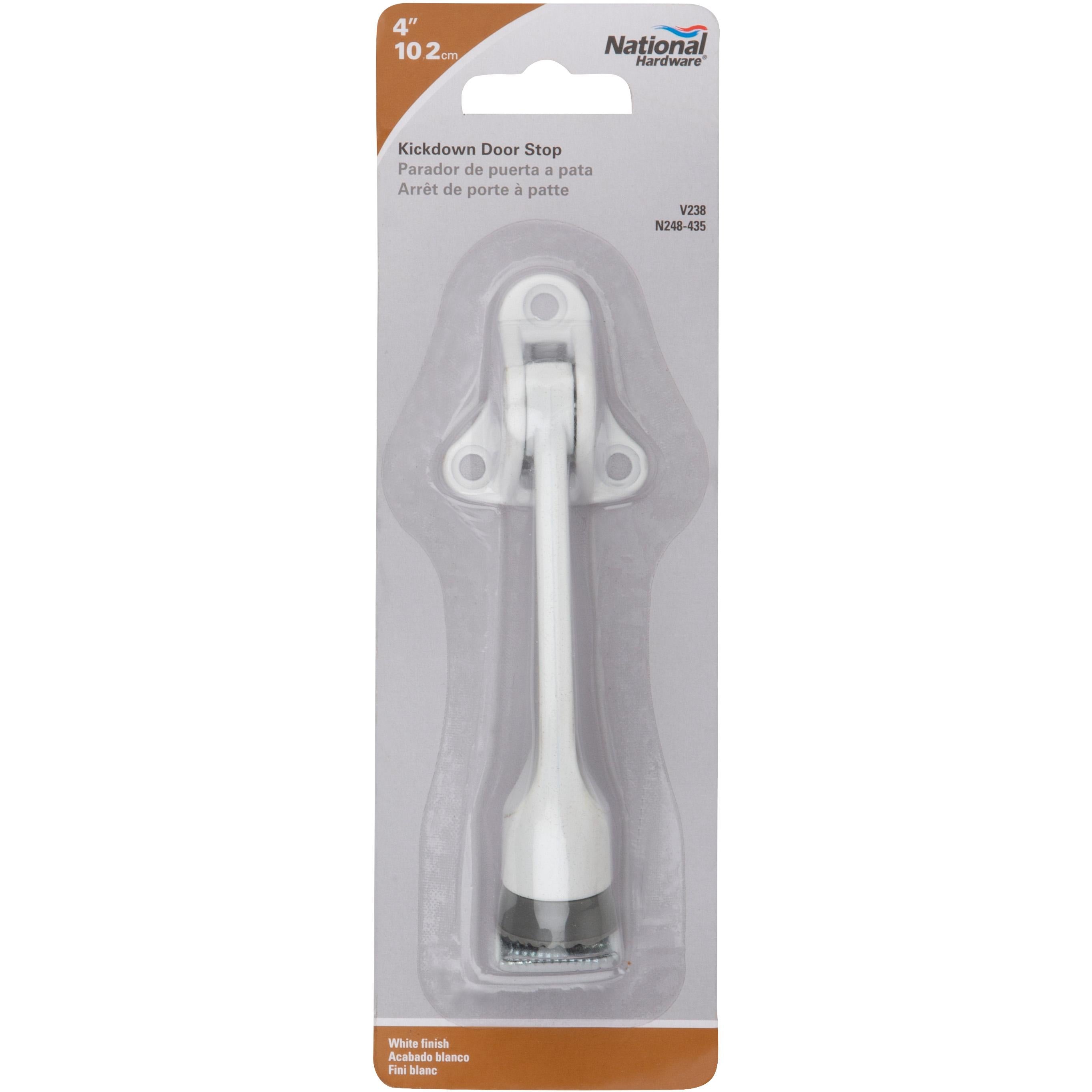 V238 4" Kickdown Door Stop - White