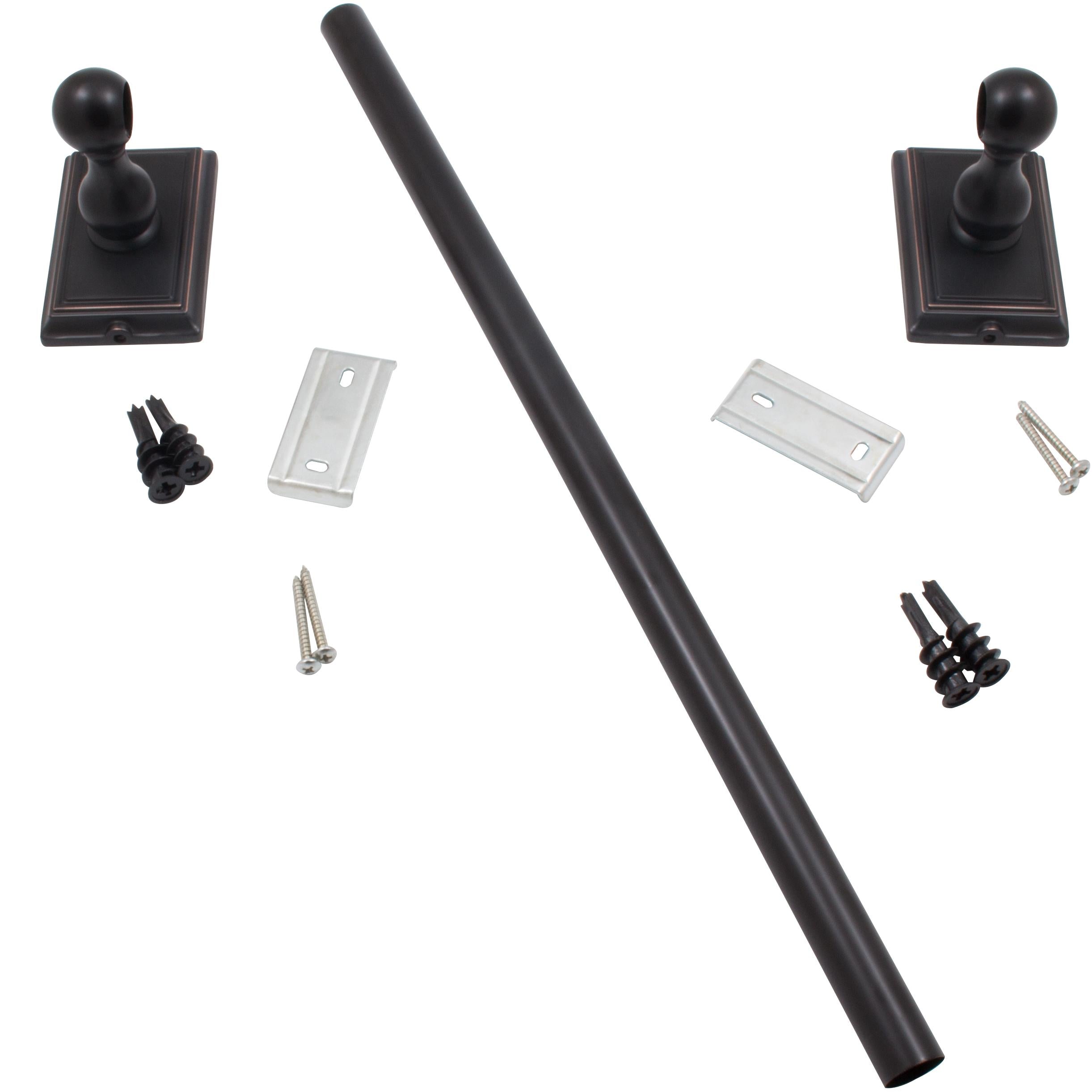 Stone Harbor Hardware Westwood Towel Bar, 30 Inches, Vintage Bronze