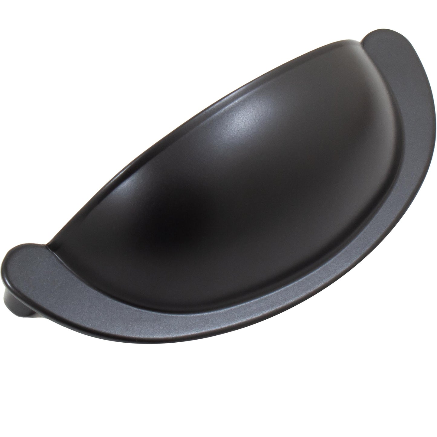 Stone Harbor Hardware Marblehead Cup Cabinet Pull, 3 Inches, Matte Black