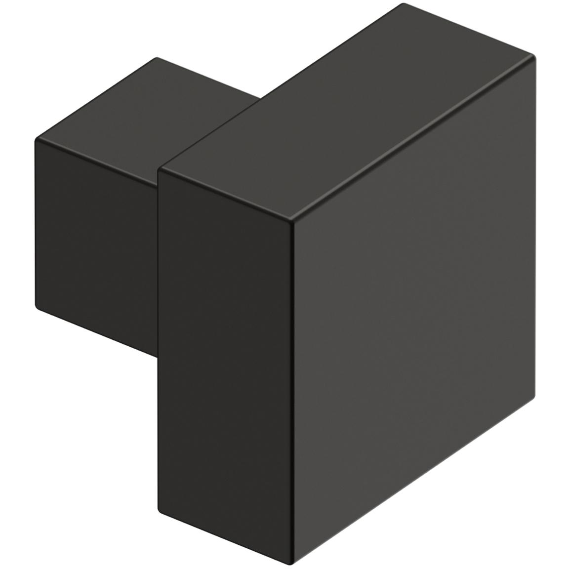 Deltana KS125U10B 1-1/4" Modern Square Knob - Oil-Rubbed Bronze