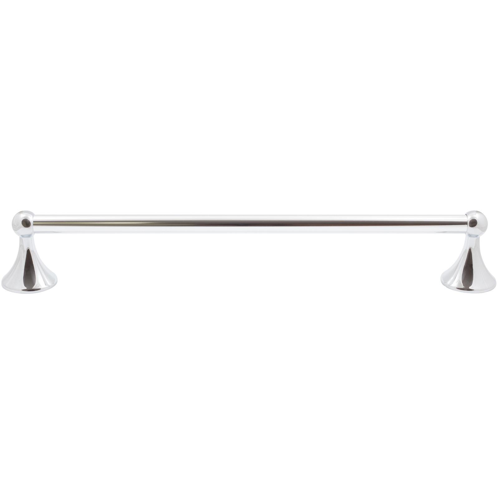 Stone Harbor Hardware Coastal Towel Bar, 24 Inches, Polished Chrome