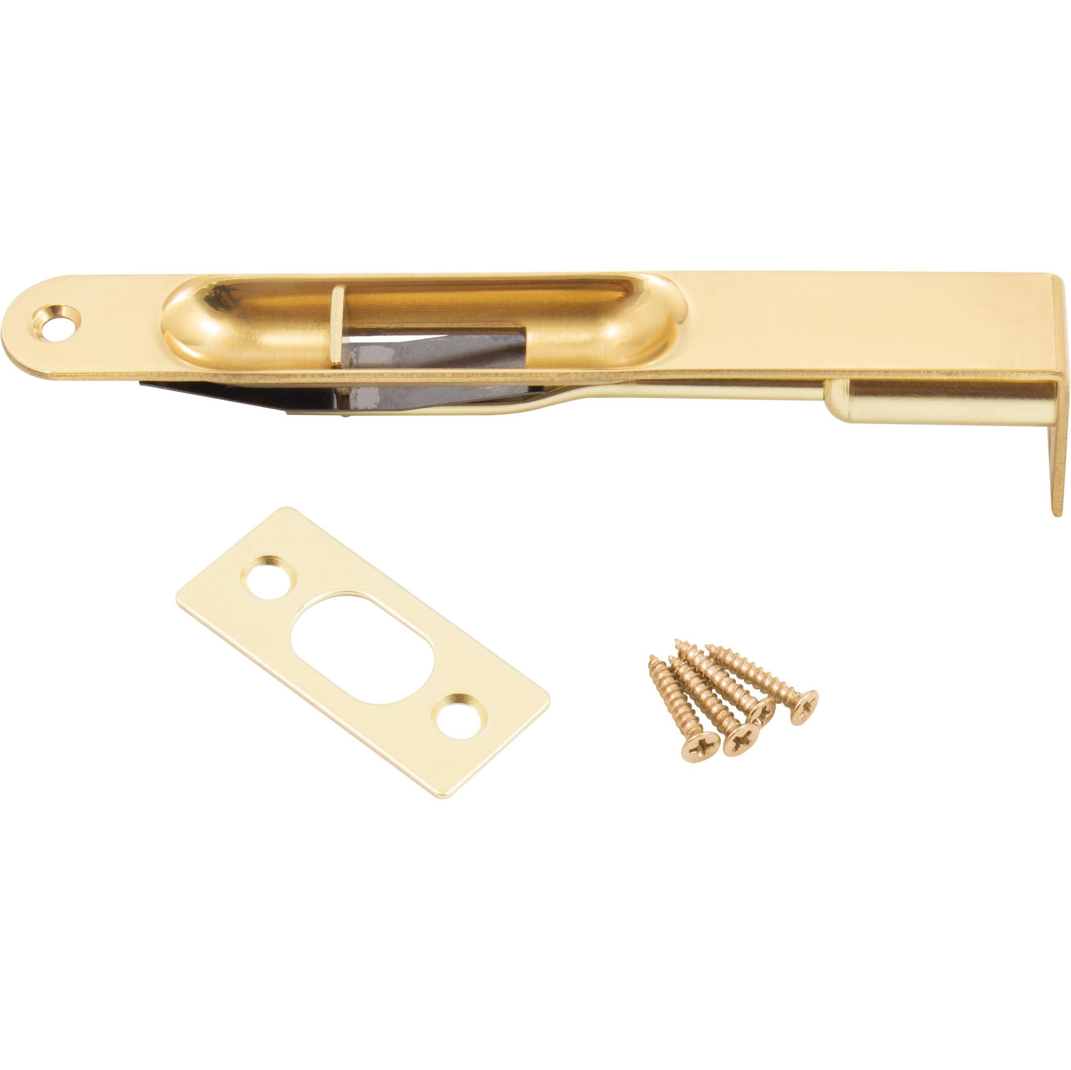 Flush Bolt Square Corner x Round Corner 6 Inch