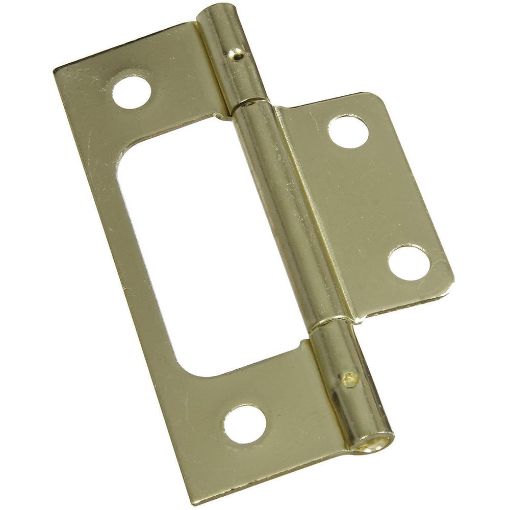 V530 3" Bi-Fold Hinge 2/pk - Polished Brass