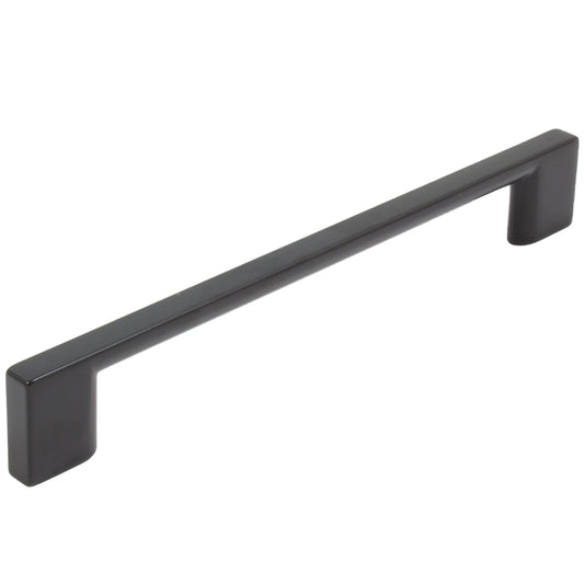Stone Harbor Hardware Jetstream Cabinet Pull, 160 Millimeters, Matte Black