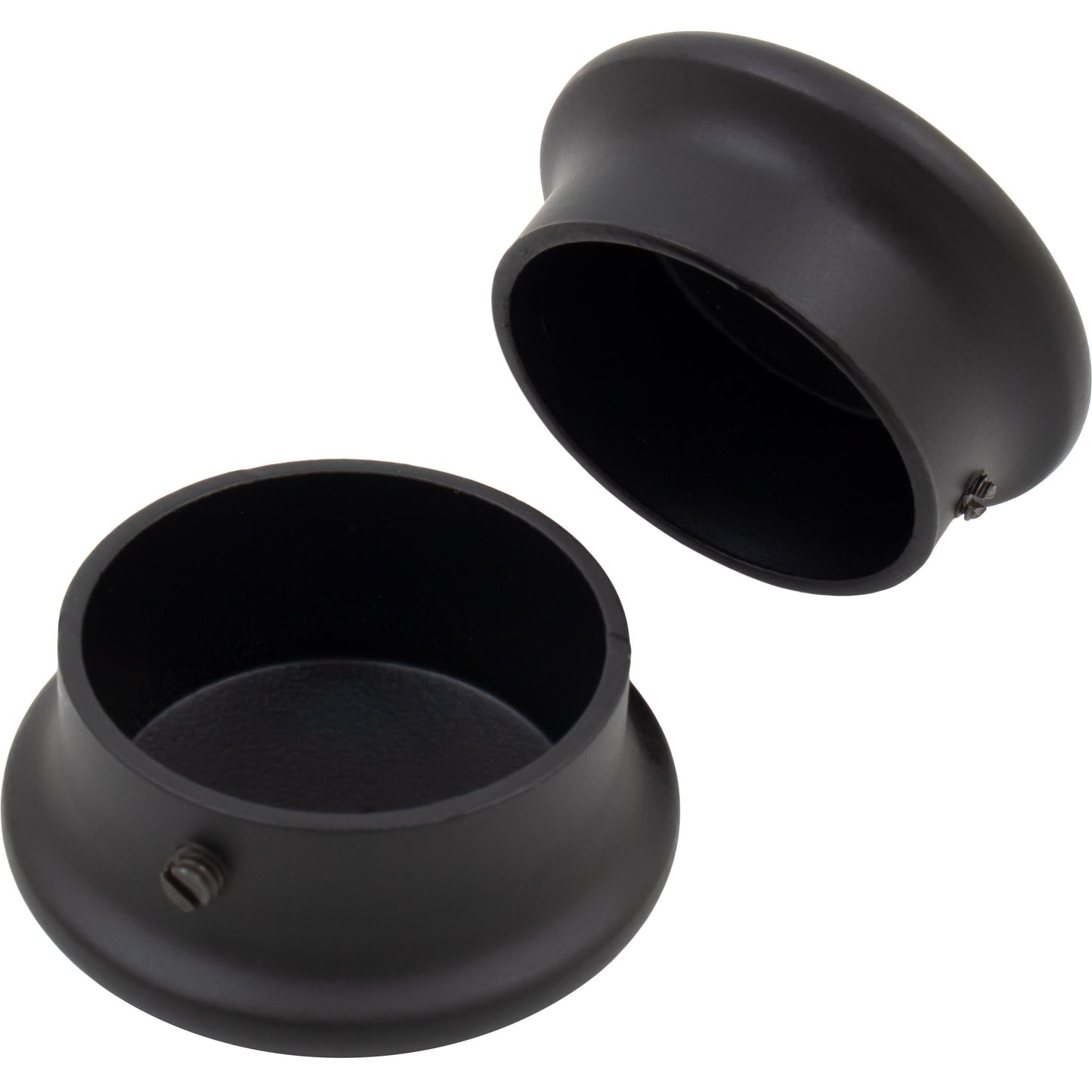 Stone Harbor Hardware Max-Duty Closet Pole End Cap, Matte Black