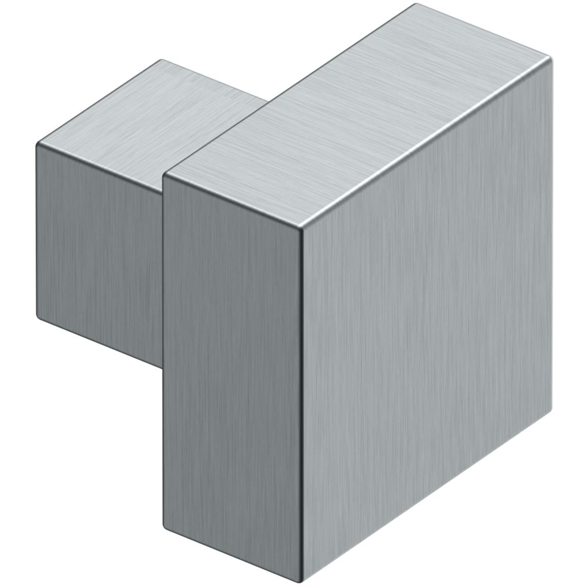 Deltana KS125U26D 1-1/4" Modern Square Knob - Satin Chrome