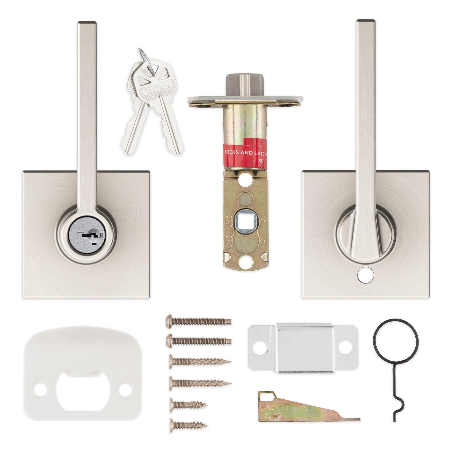 439CSL SQT 15 SMT RCAL UL 3031 23155 LK Casey  Storeroom Less Keys - Satin Nickel