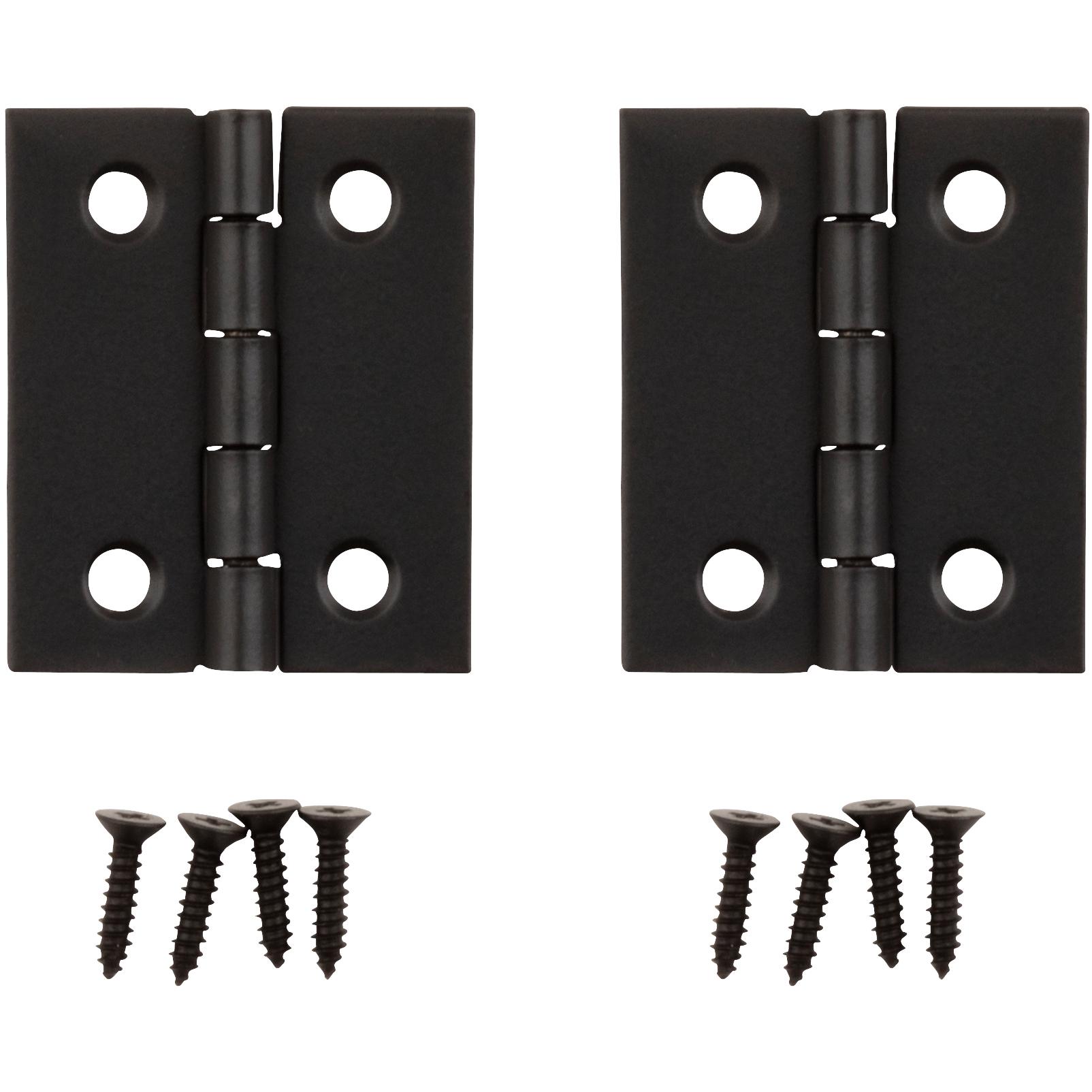 National Hardware - V1802 1-1/2" x 1-1/4" Hinge 2/pk - Oil-Rubbed Bronze
