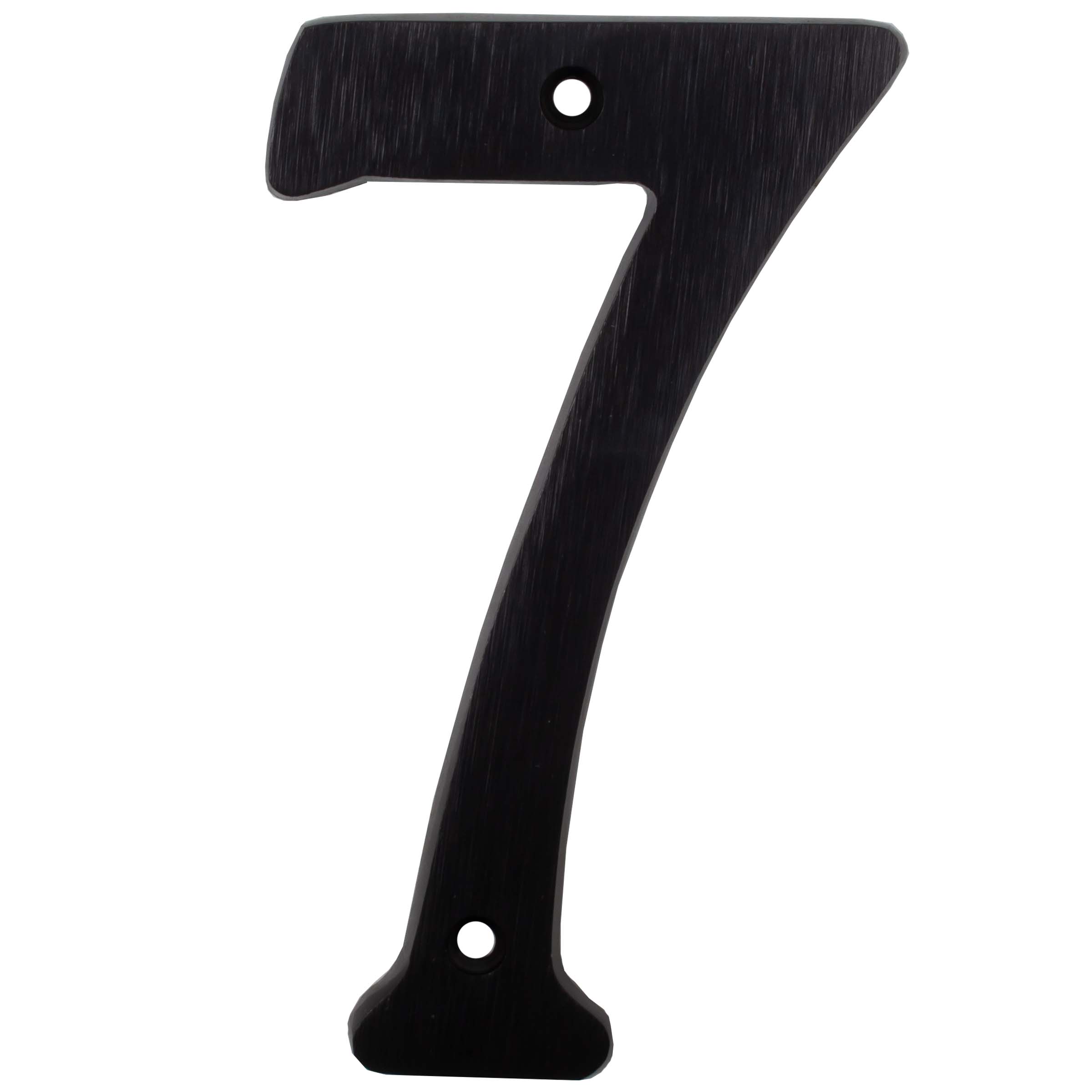 Stone Harbor Hardware Heavy-Duty House Numbers, #7, 4 Inches, Matte Black