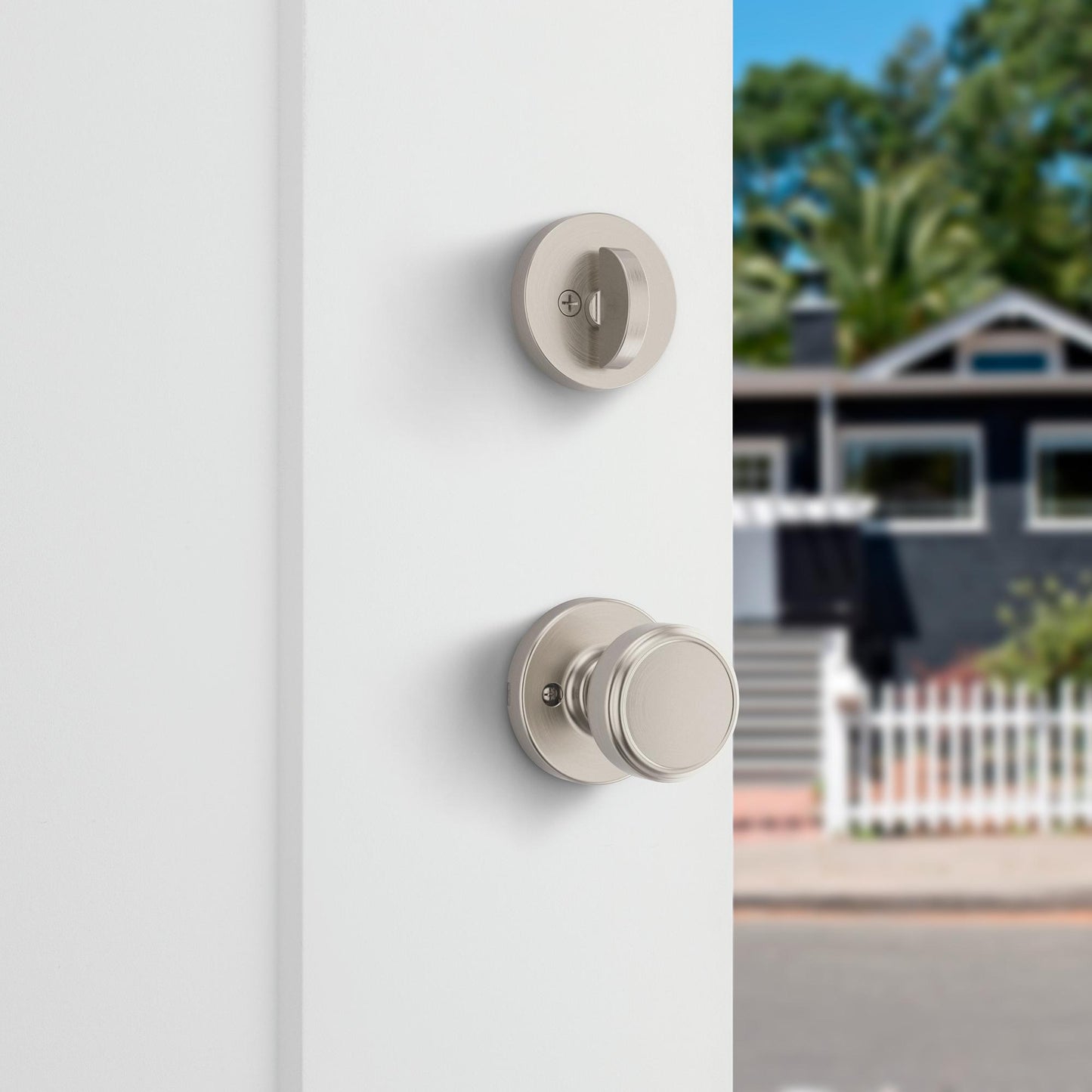 966MNK RDT 15 UNIV Maven Trim Pack for 687 / 800 Series Handleset - Satin Nickel