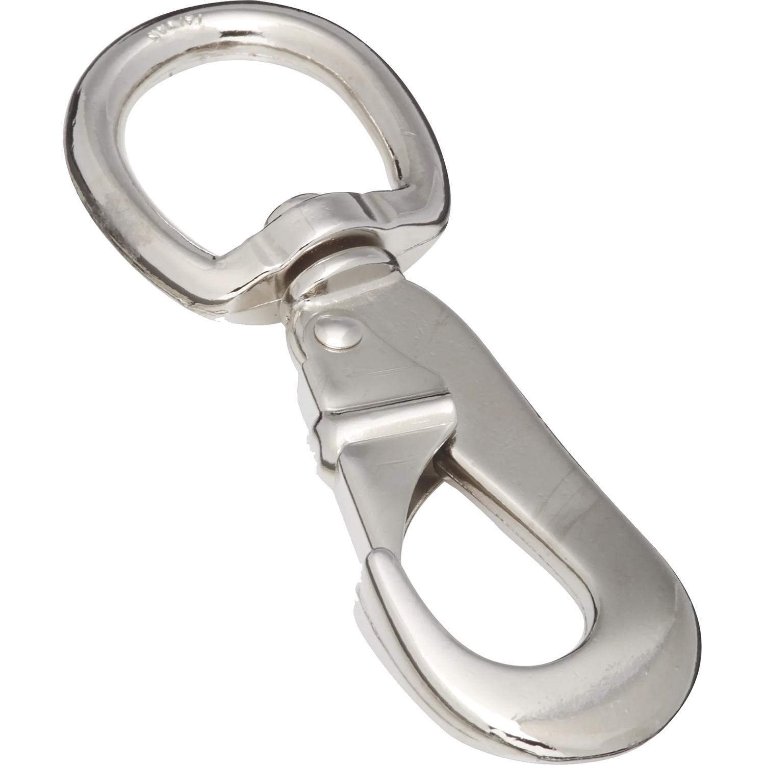 National Hardware - N222-851 3105BC, 1" x 4-5/8" Snap Hook in Nickel