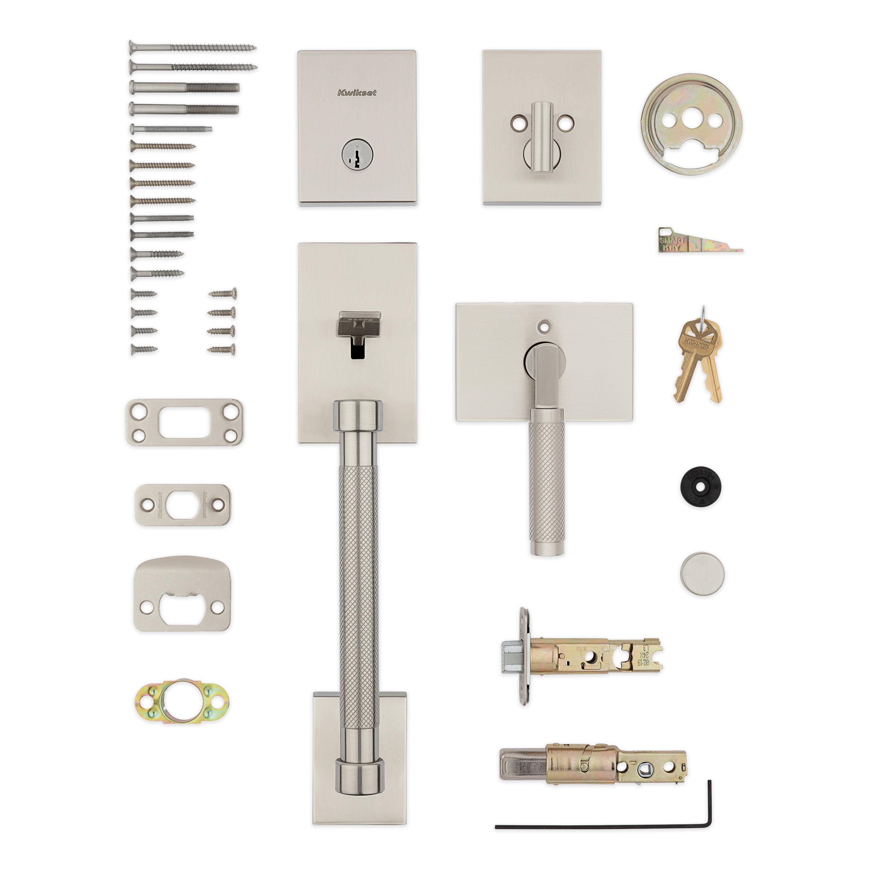 818PVHXPVL RCT 15 SMT CP Prava Handleset with Prava - Satin Nickel