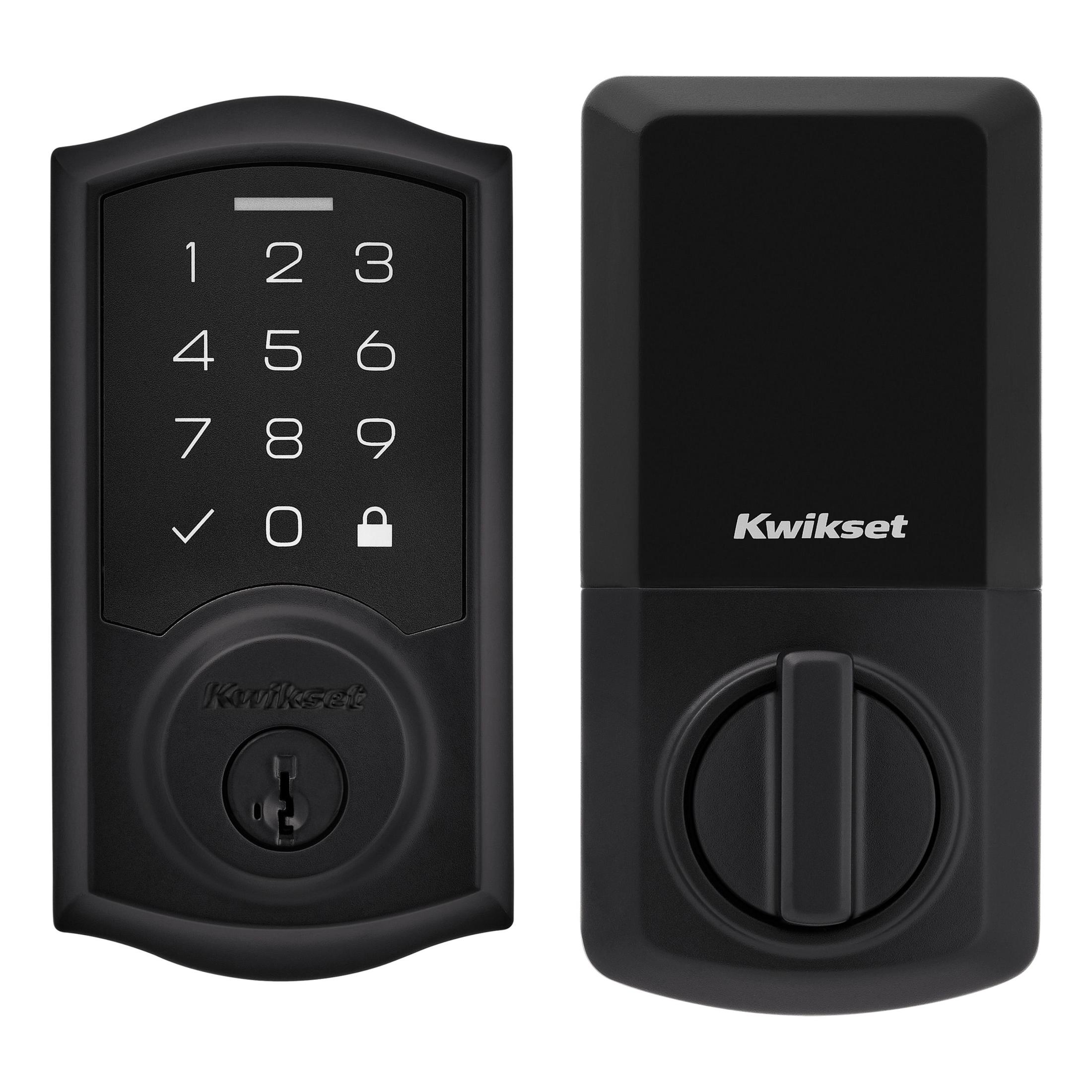 270 TRL 514 SMT RBP 4AL RCS Traditional SmartCode Touchpad Deadbolt - Matte black