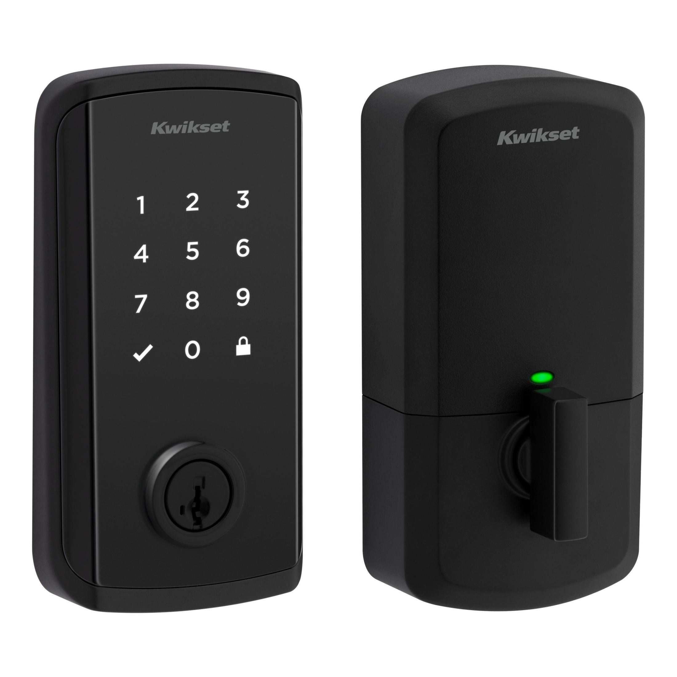 9800 WIFI THRD TSCR 514 SMT TPR RCALFD Halo Select Touchscreen Deadbolt - Matte Black