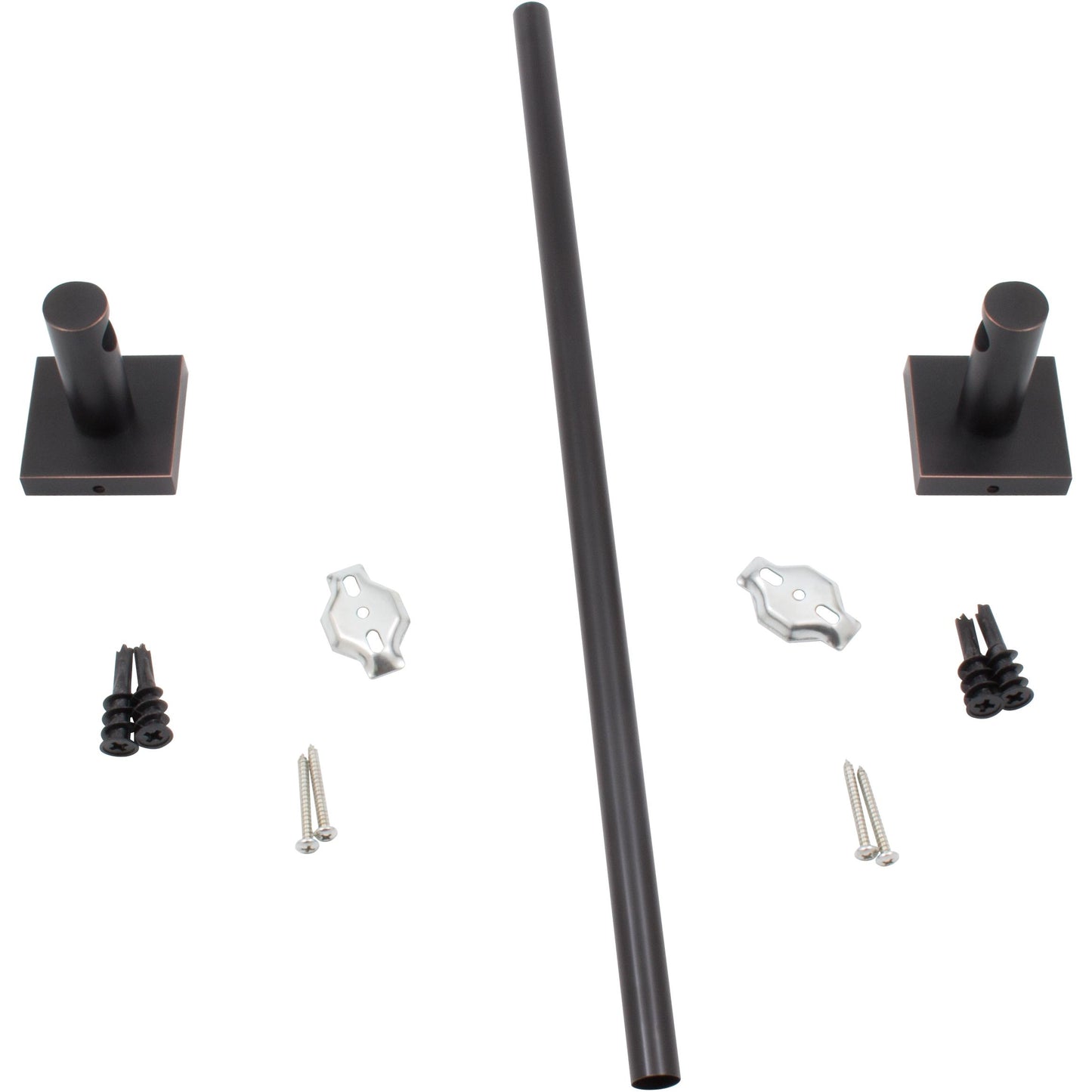 Stone Harbor Hardware Vienna Towel Bar, 30 Inches, Vintage Bronze