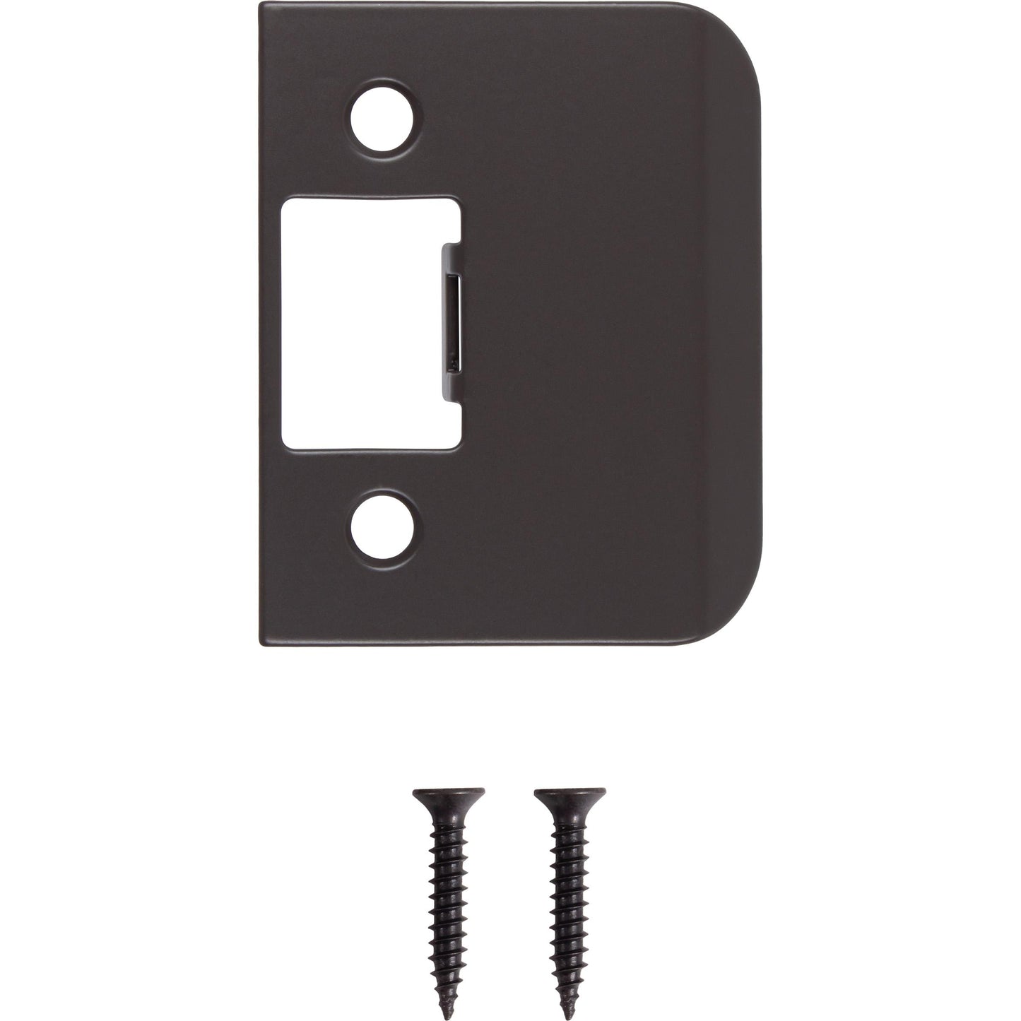 Stone Harbor Hardware Tall Square Corner Extended Lip Strike, 2-1/2" x 1-1/2", (2" Overall Length), Oil-Rubbed Bronze