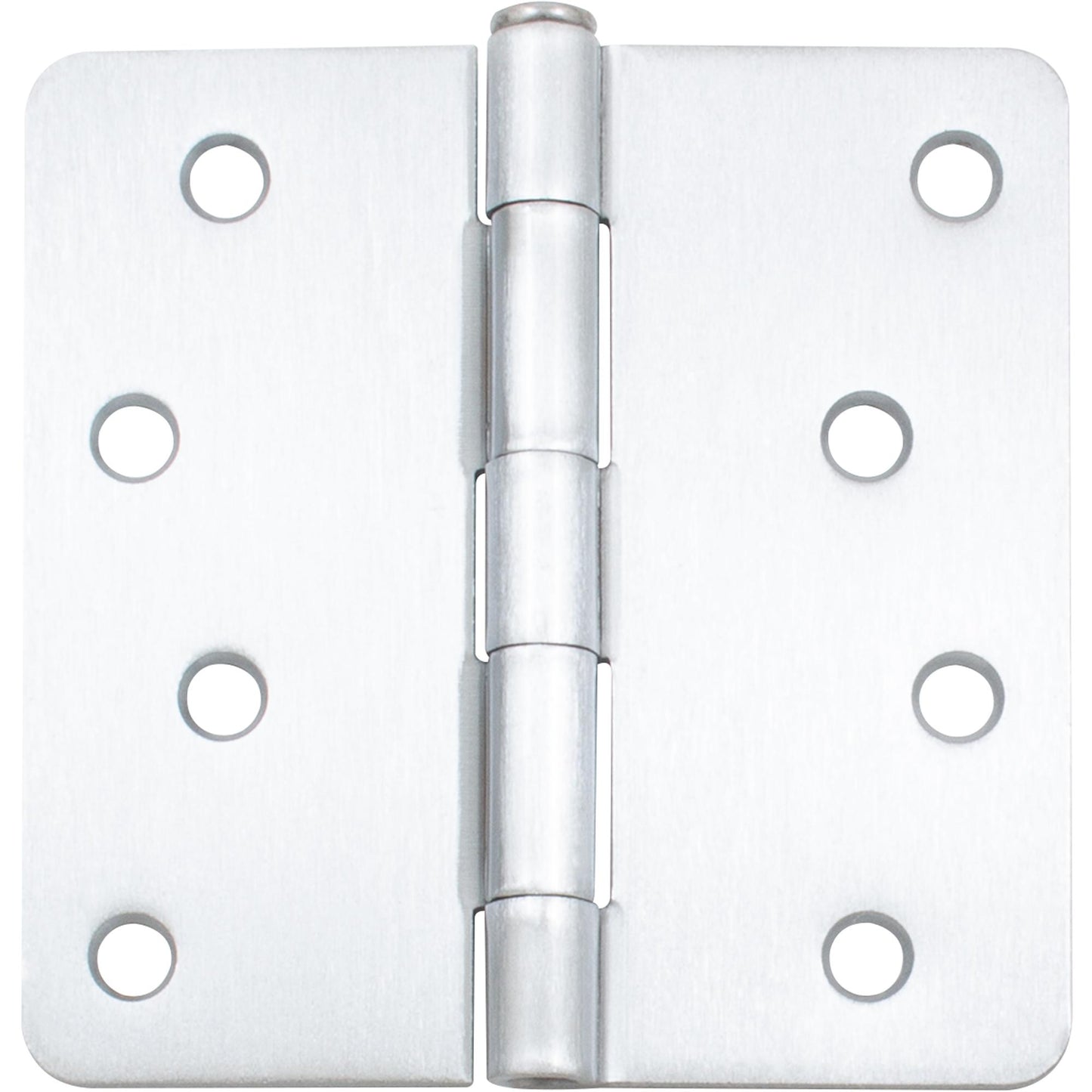 Stone Harbor Hardware Standard Hinge, 4 Inches, 1/4" Radius Corner, Bulk Pack (100 Each), Satin Chrome