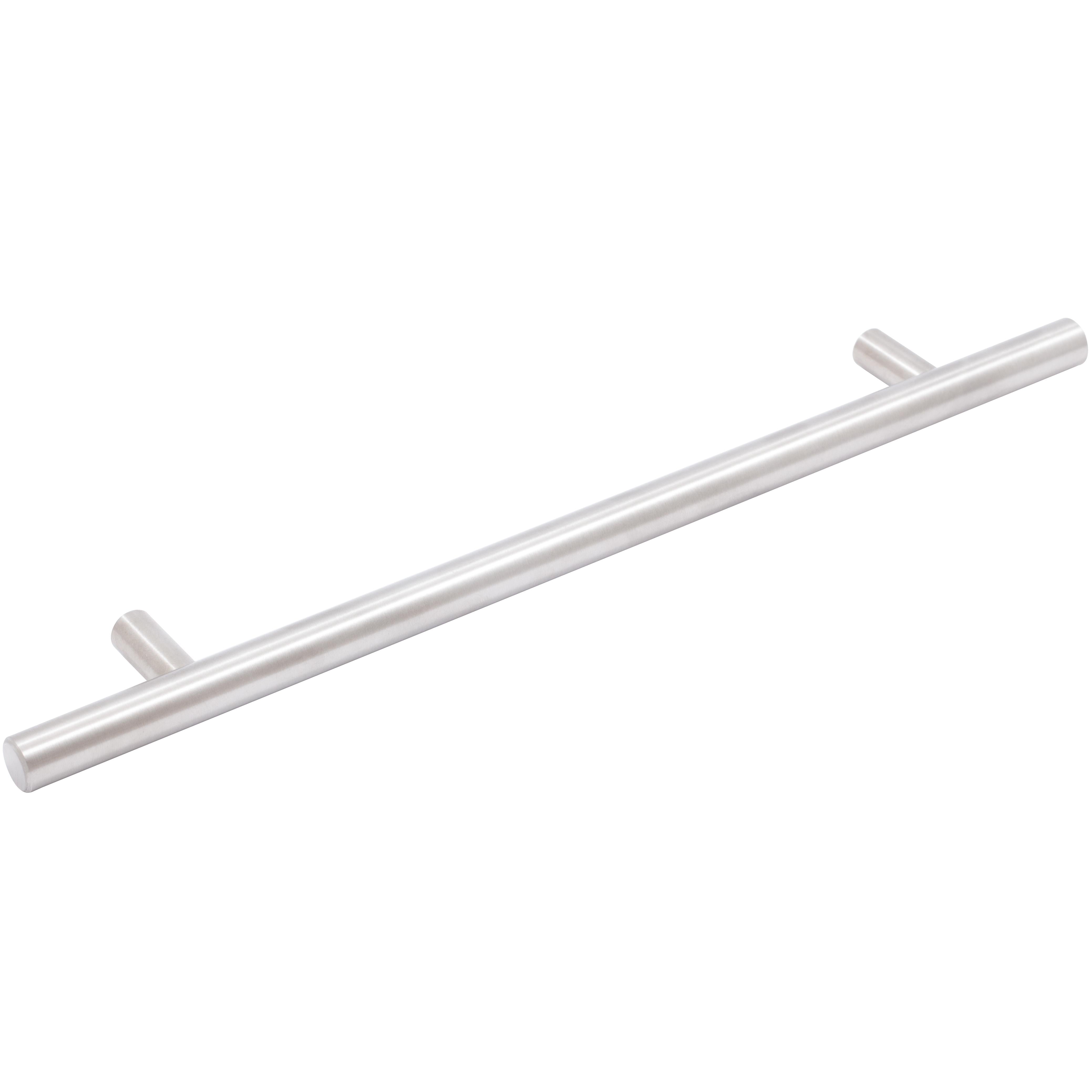 Stone Harbor Hardware Bar Cabinet Pull, 192 Millimeters, 272mm Overall Length, Satin Stainless Steel