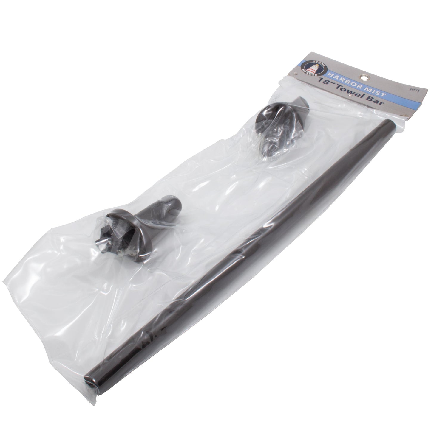 Stone Harbor Hardware Harbor Mist Towel Bar, 18 Inches, Vintage Bronze
