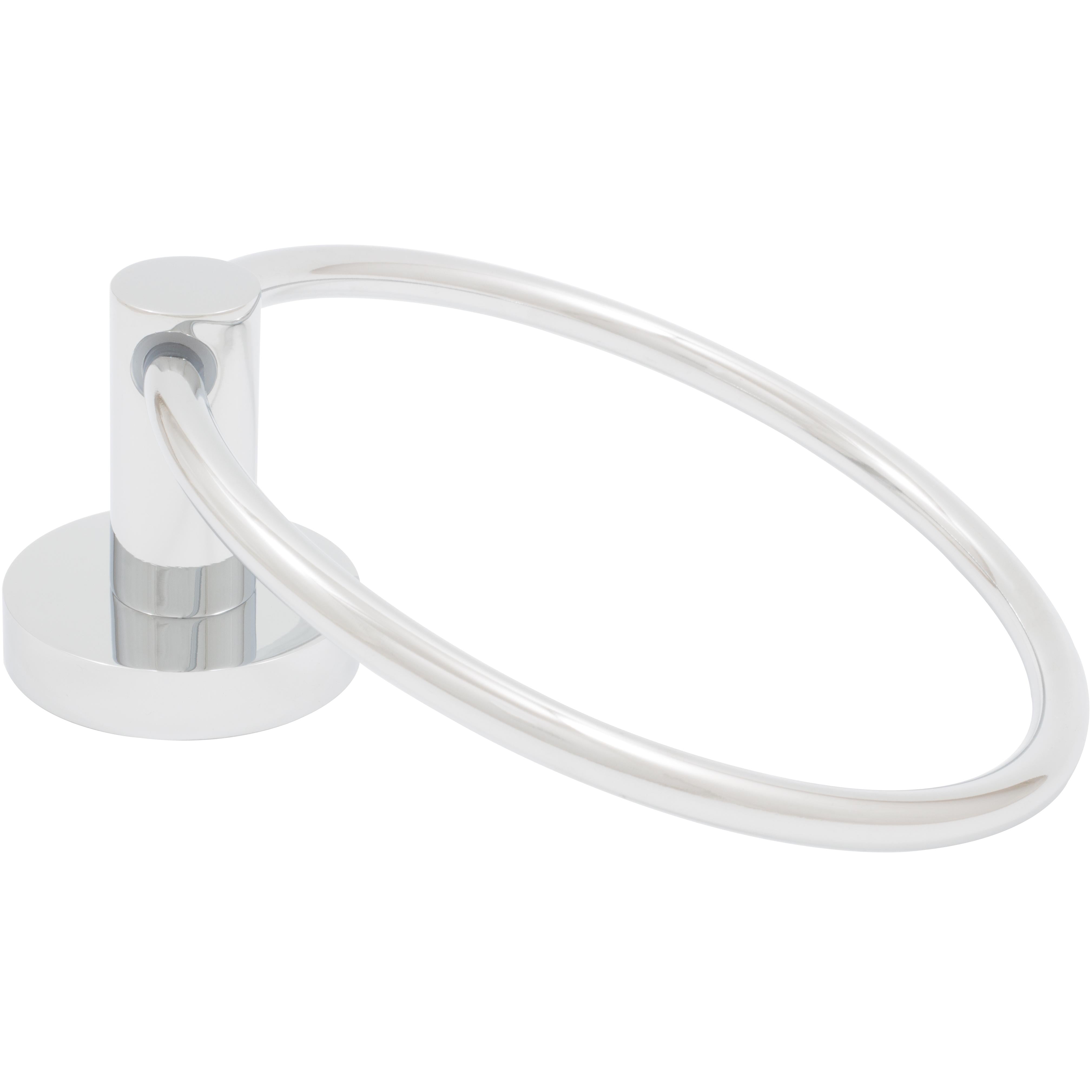 Stone Harbor Hardware Zurich Towel Ring, Polished Chrome