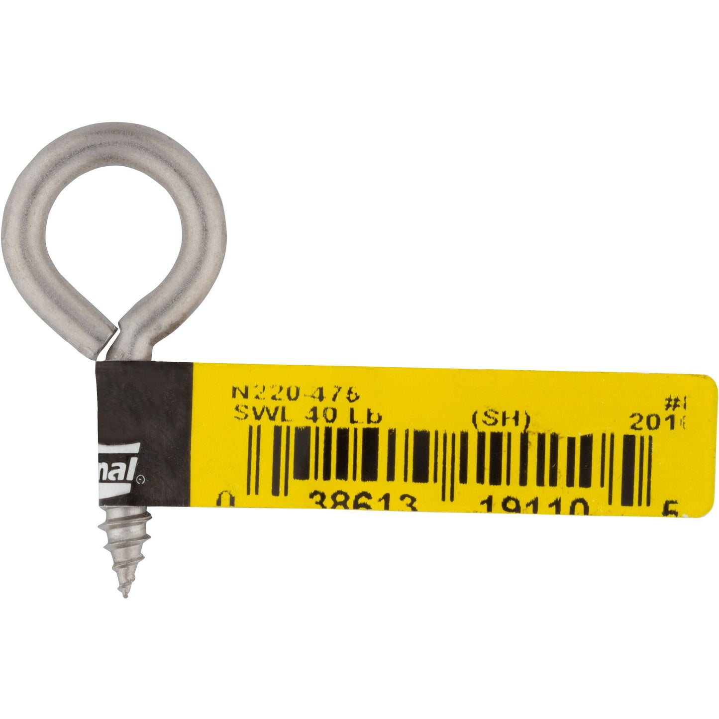 2016BC #8 1-5/8" Screw Eye - Stainless Steel