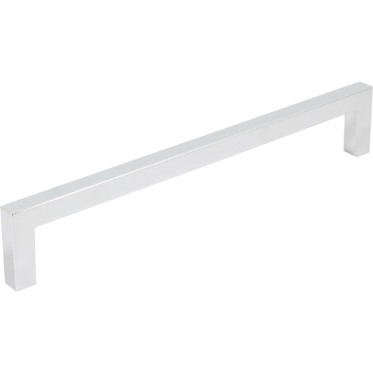 Stone Harbor Hardware Contemporary Square Cabinet Pull, 192 Millimeters, Zinc Base Material, Polished Chrome