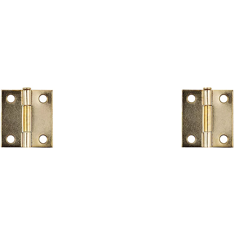 National Hardware - V508 1-1/2" Removable Pin Hinge 2/pk - Polished Brass