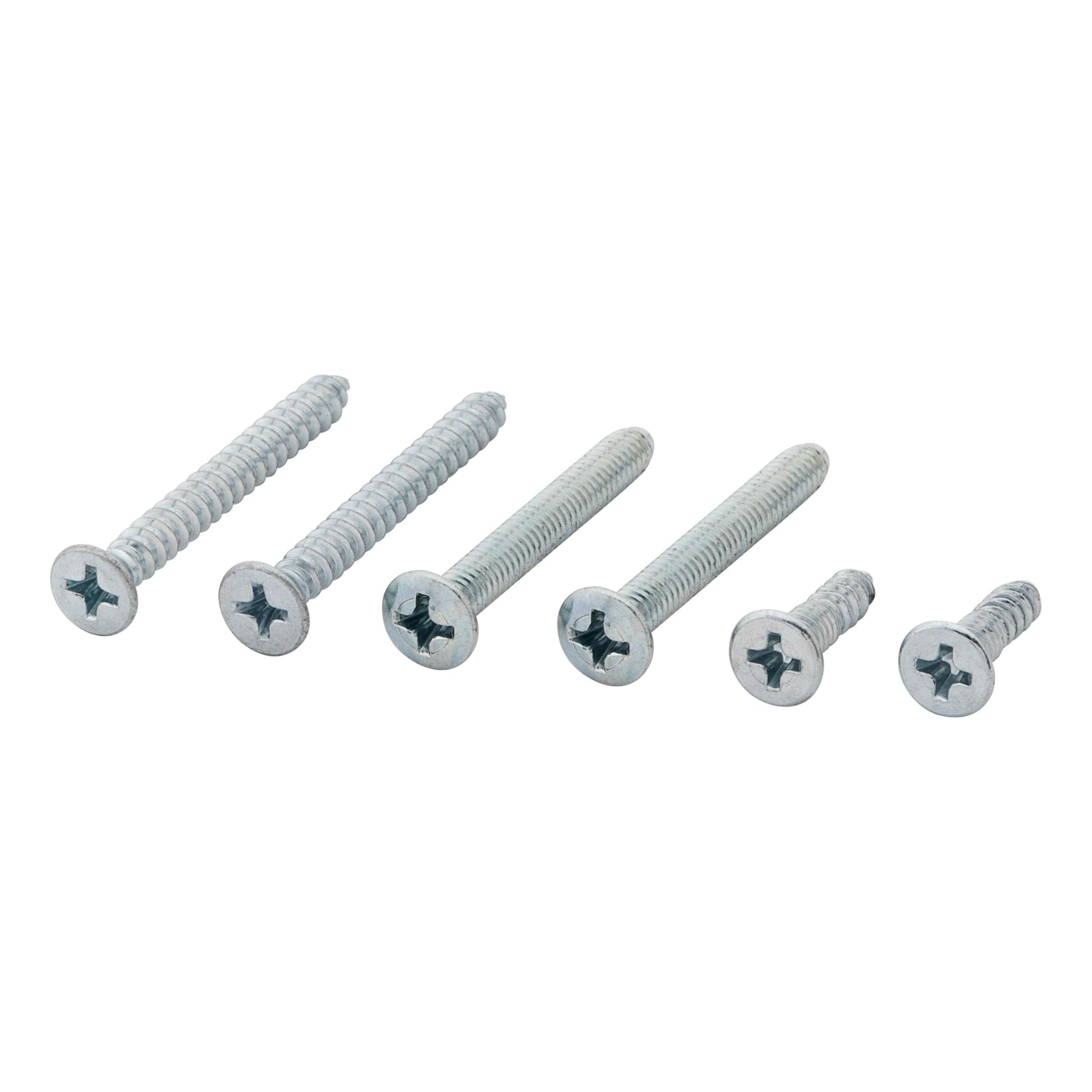 83720-002 Deadbolt Screw Pack for 663 - Satin Chrome
