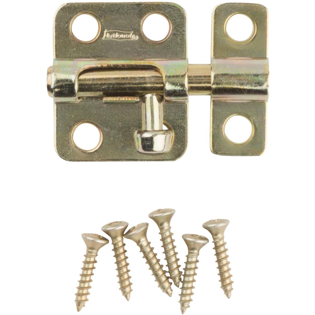 V833 2" Window Barrel Bolt - Polished Brass