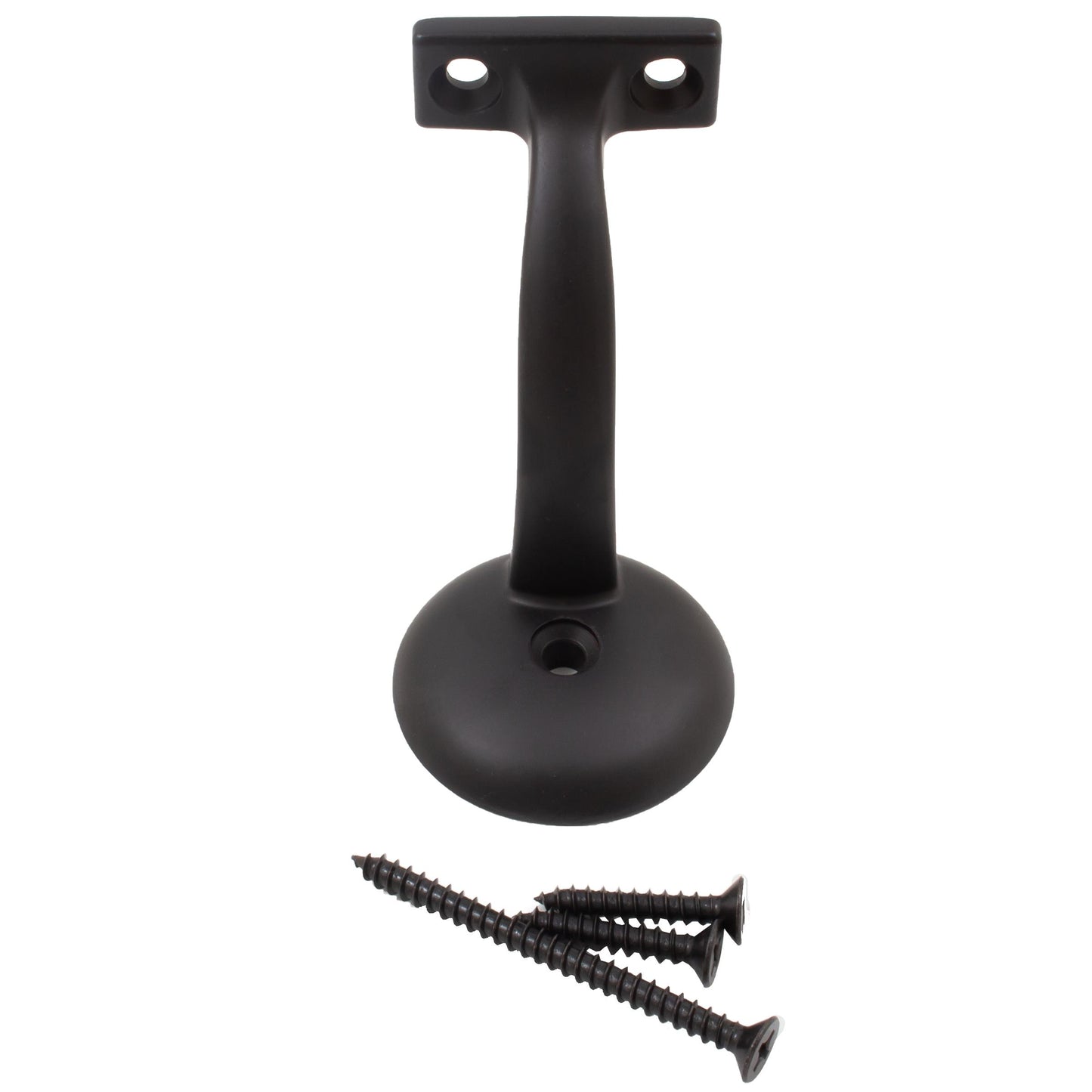 Stone Harbor Hardware Heavy-Duty Extended Handrail Bracket, Oil-Rubbed Bronze