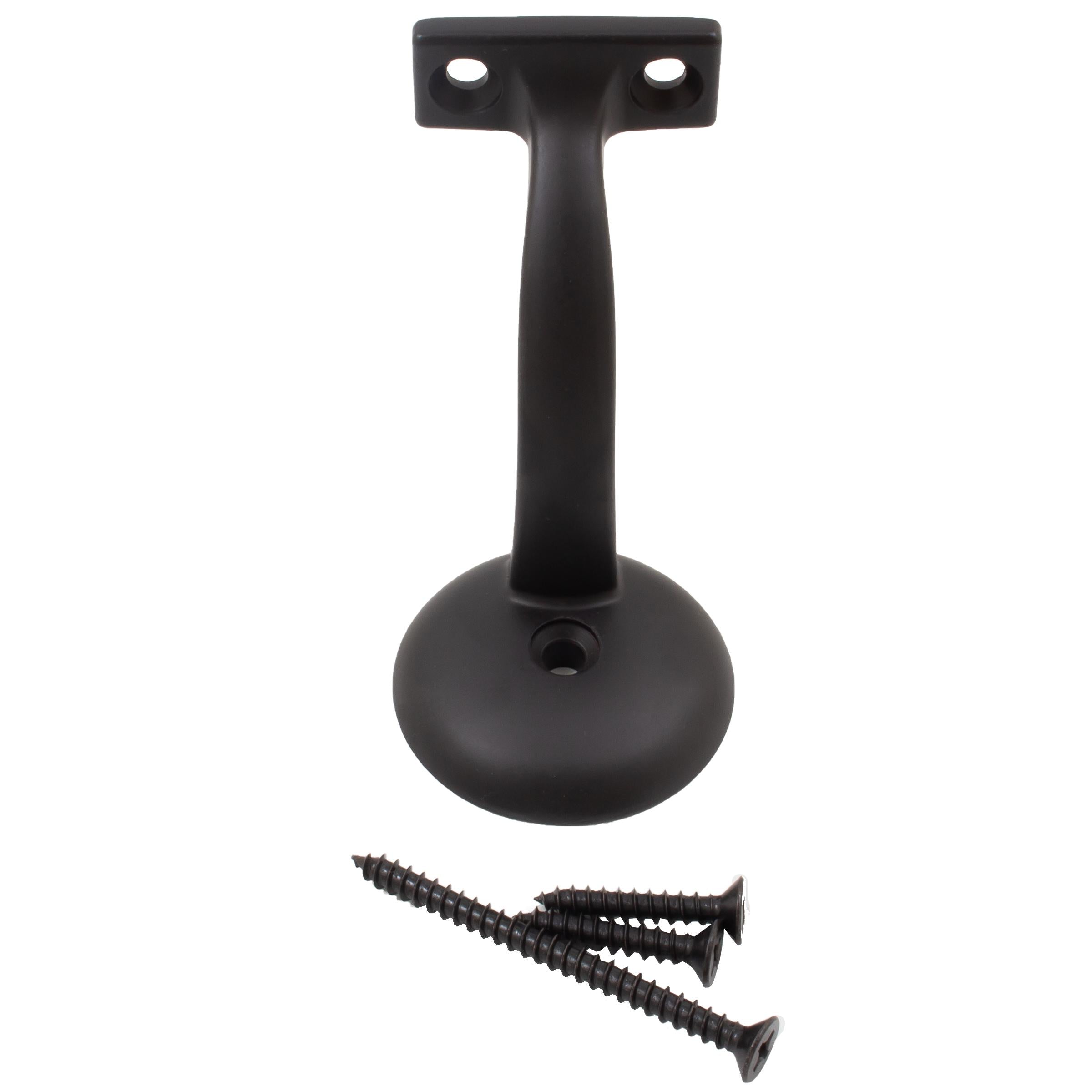 Stone Harbor Hardware Heavy-Duty Extended Handrail Bracket, Oil-Rubbed Bronze