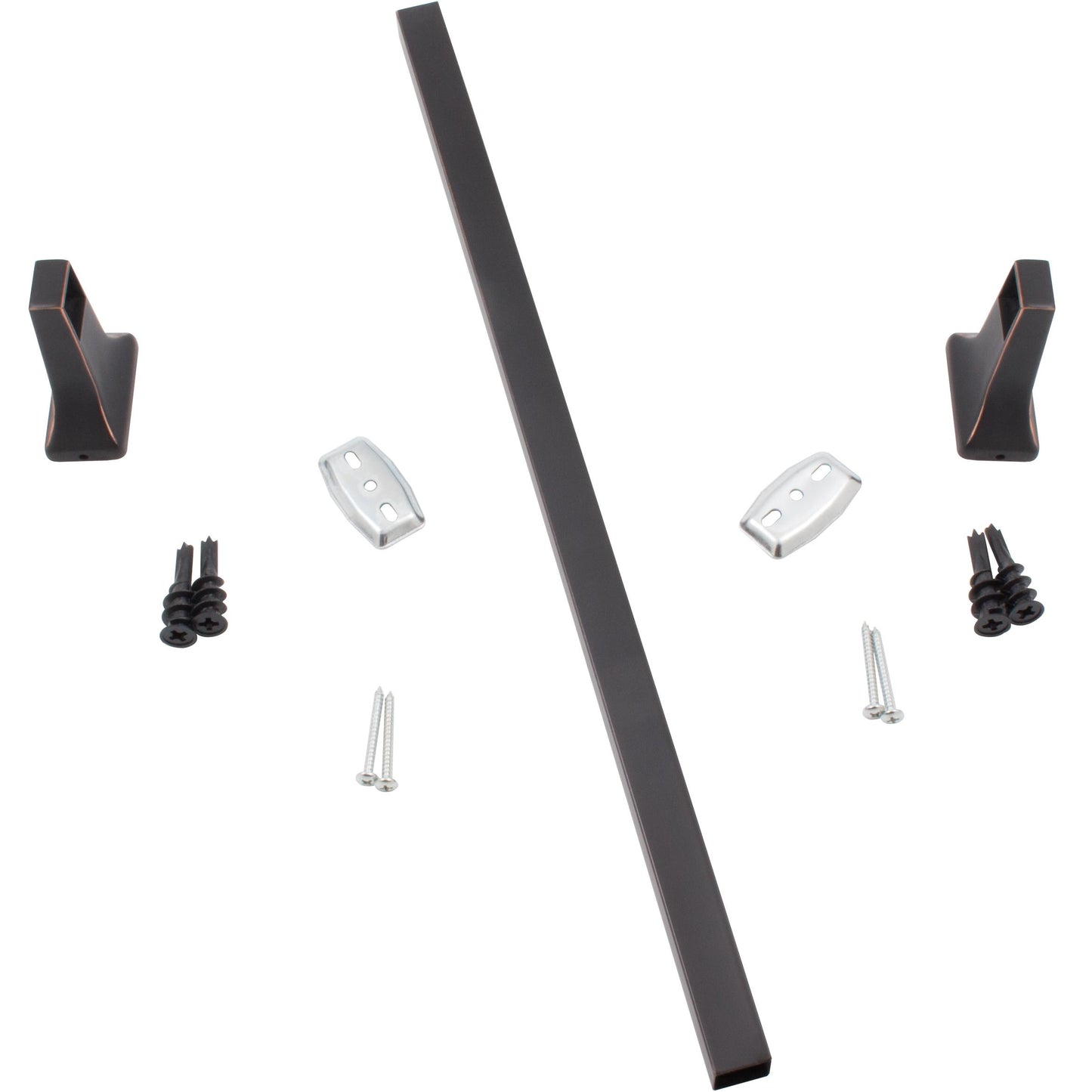 Stone Harbor Hardware Lakewood Towel Bar, 24 Inches, Vintage Bronze