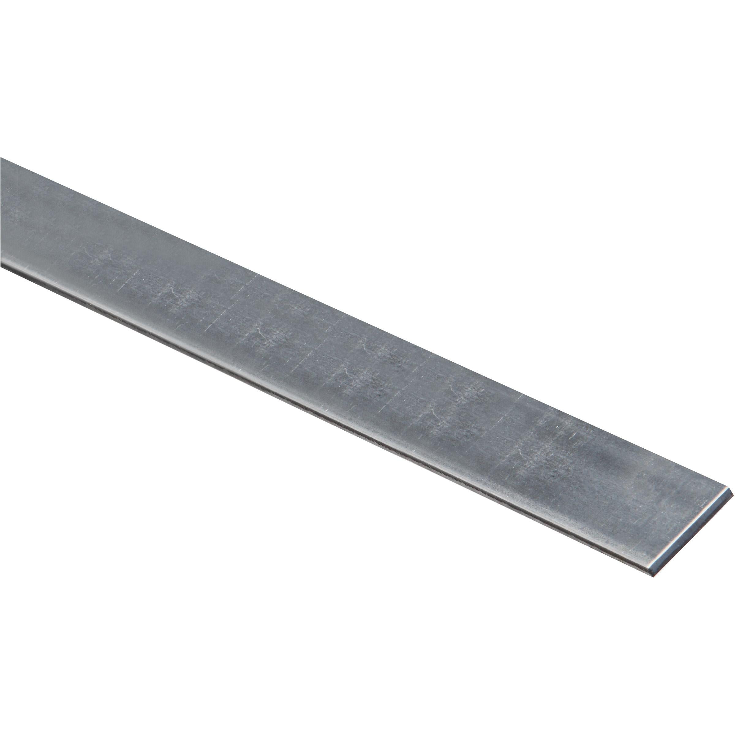 4015BC 1" x 36" Solid Flats - 12 Gauge Steel - Galvanized