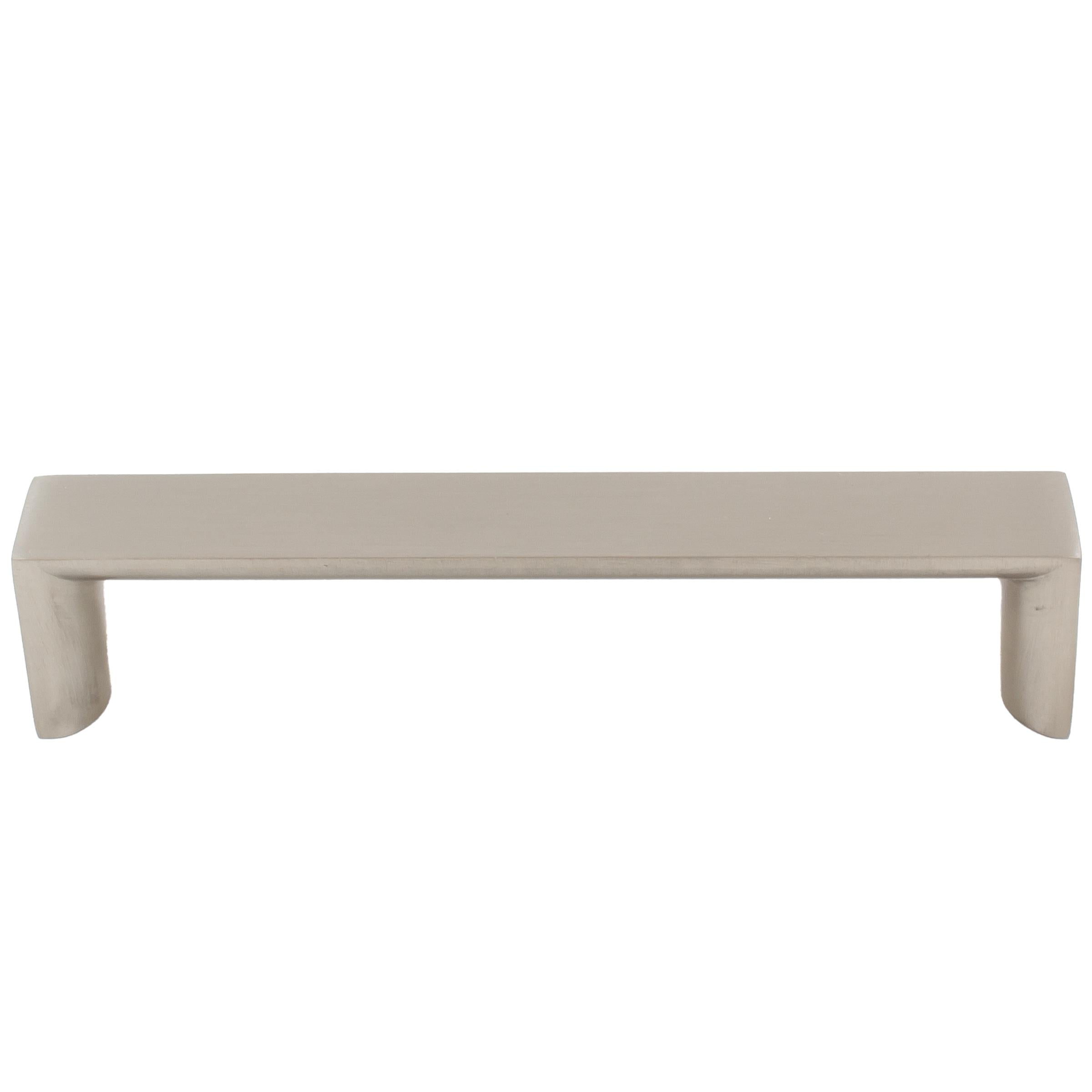 Stone Harbor Hardware Plateau Cabinet Pull, 128 Millimeters, Satin Nickel